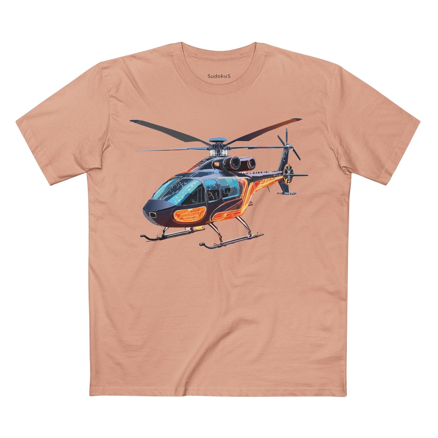 Chopper Graphic Unisex 100 Cotton Staple Tee 7