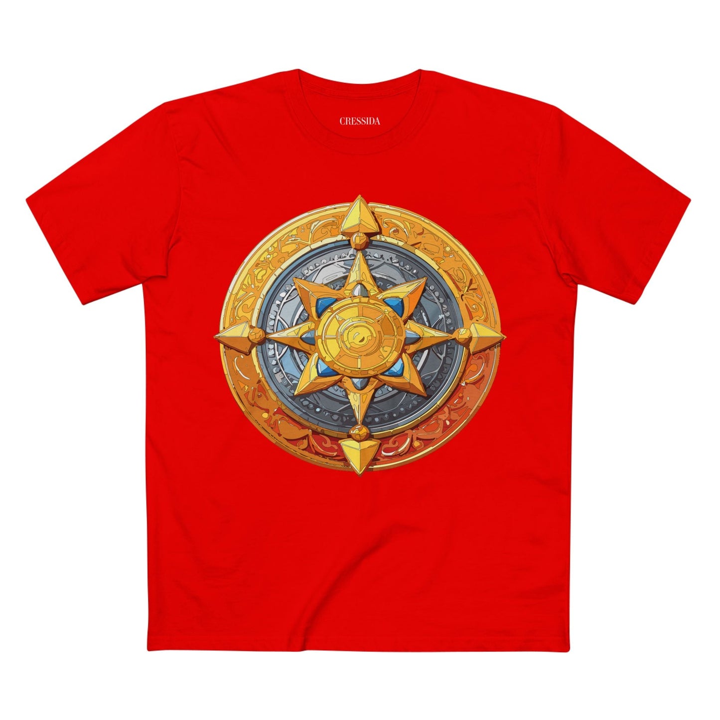 Antique Gold Coin Graphic Design T-Shirt Unisex 100 Cotton With Golden Print Artwork Tee 3