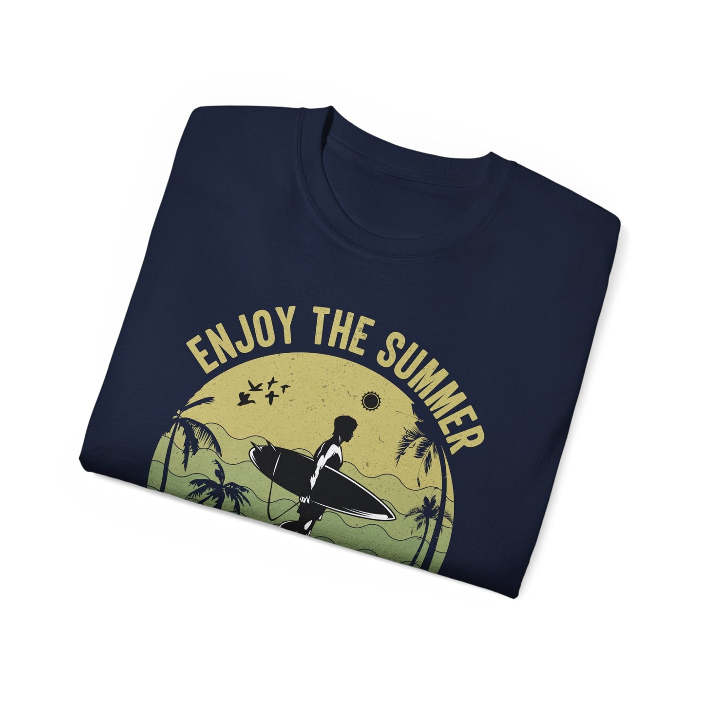 Summer Surf Art Design T Shirt TeeGallery Gildan 2000 Unisex Cotton Tee Apparel Collection