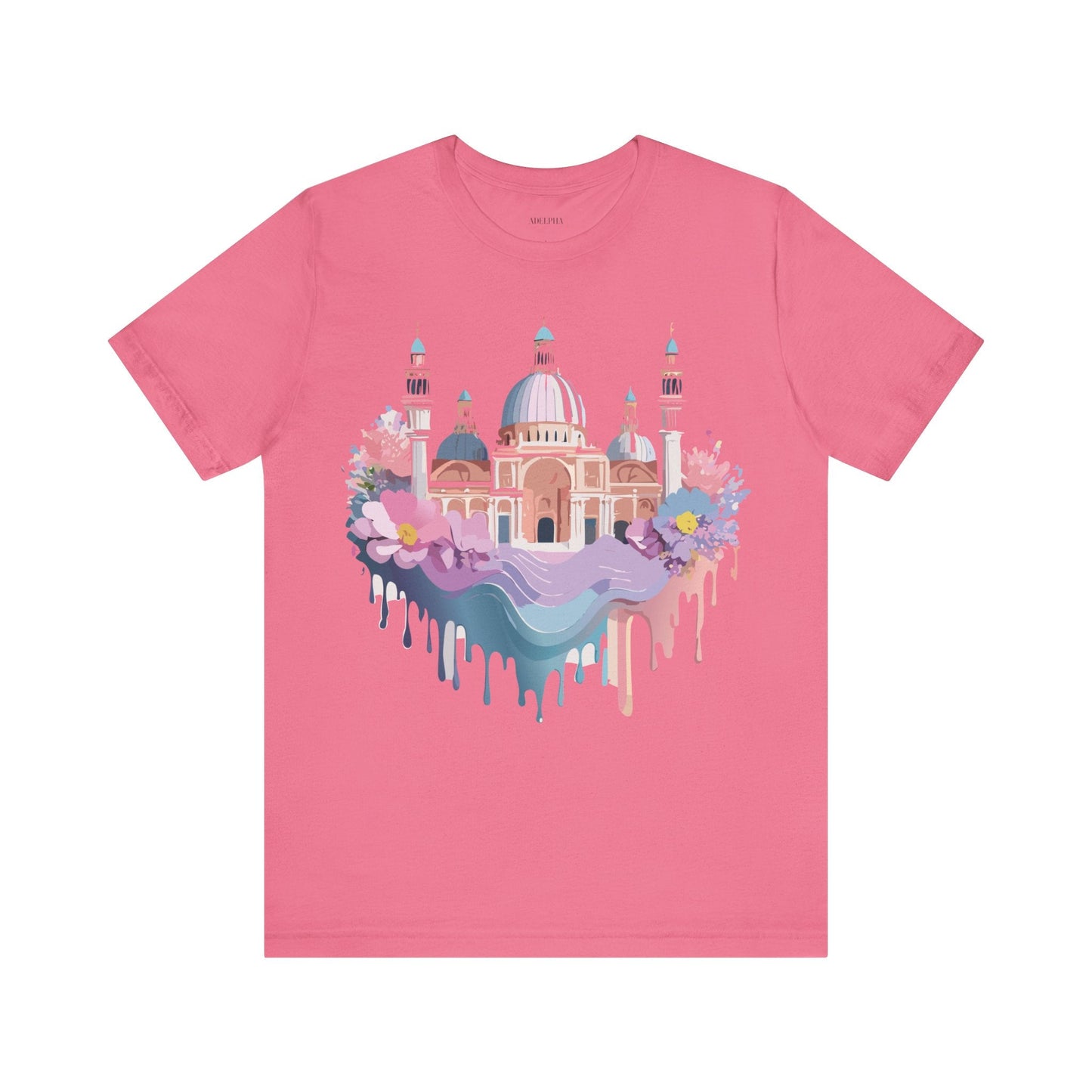 Venice Tourist Graphic Tee Unisex Jersey Short Sleeve Art By Vintage Style