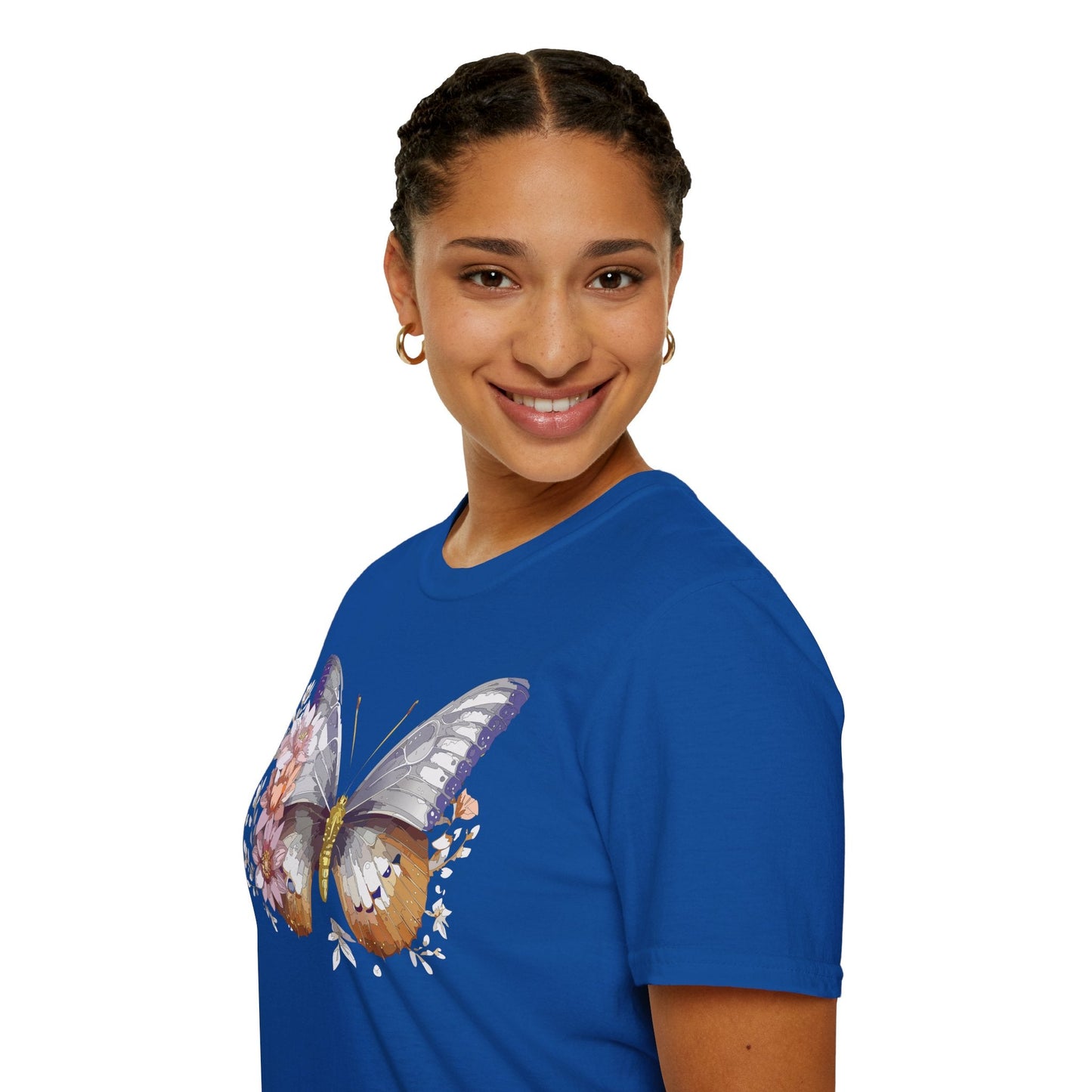 Butterfly Shirt Unisex T Shirt 100 Percent Ring Spun Cotton Gildan Softstyle Tee