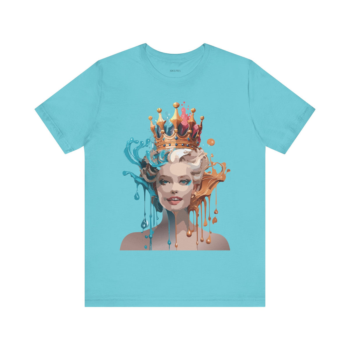 Queen Graphic Unisex Cotton Bella+Canvas Tee with Art Design m188