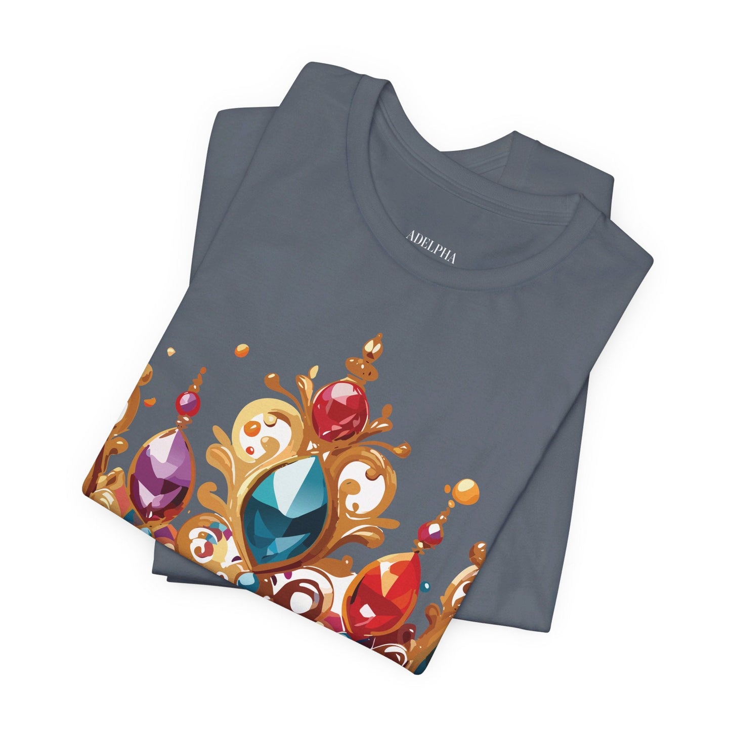 Crown Graphic Unisex 100 Cotton Vintage Artwork Tee 11