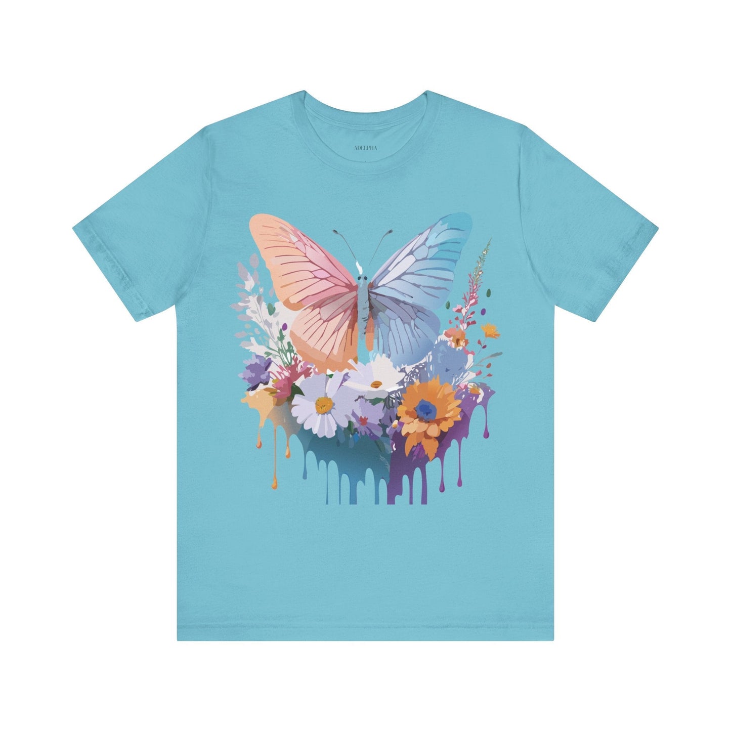 Butterfly Graphic T Shirt Unisex Adelpha Artwork Tee Vintage Style