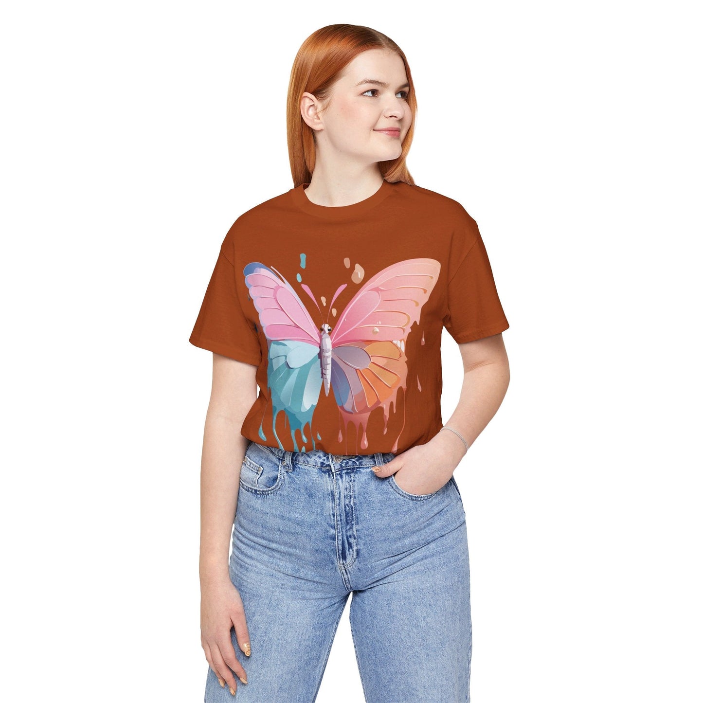 Adelpha Graphic Tee Unisex Short Sleeve Jersey Art Design Vintage Inspired