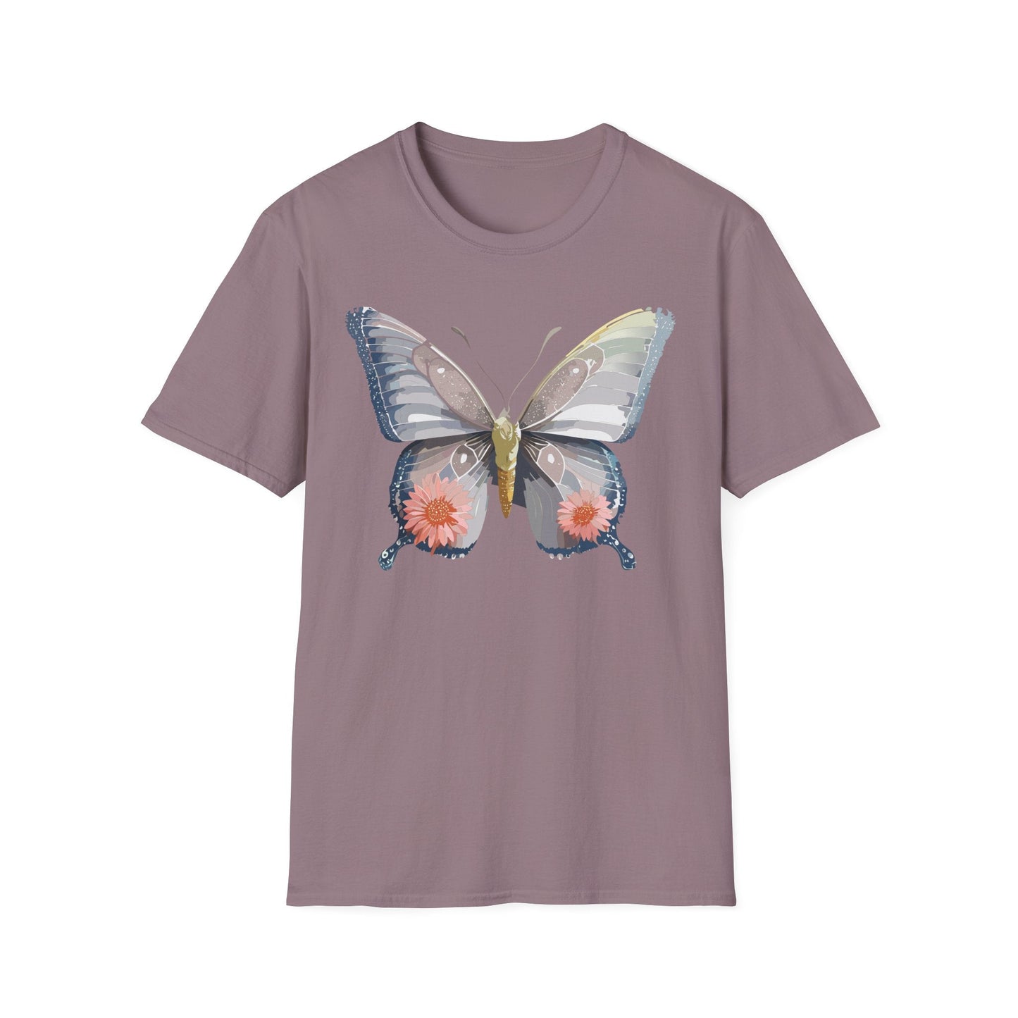 Butterfly Shirt Unisex T Shirt 100 Percent Ring Spun Cotton Softstyle Tee Monarch