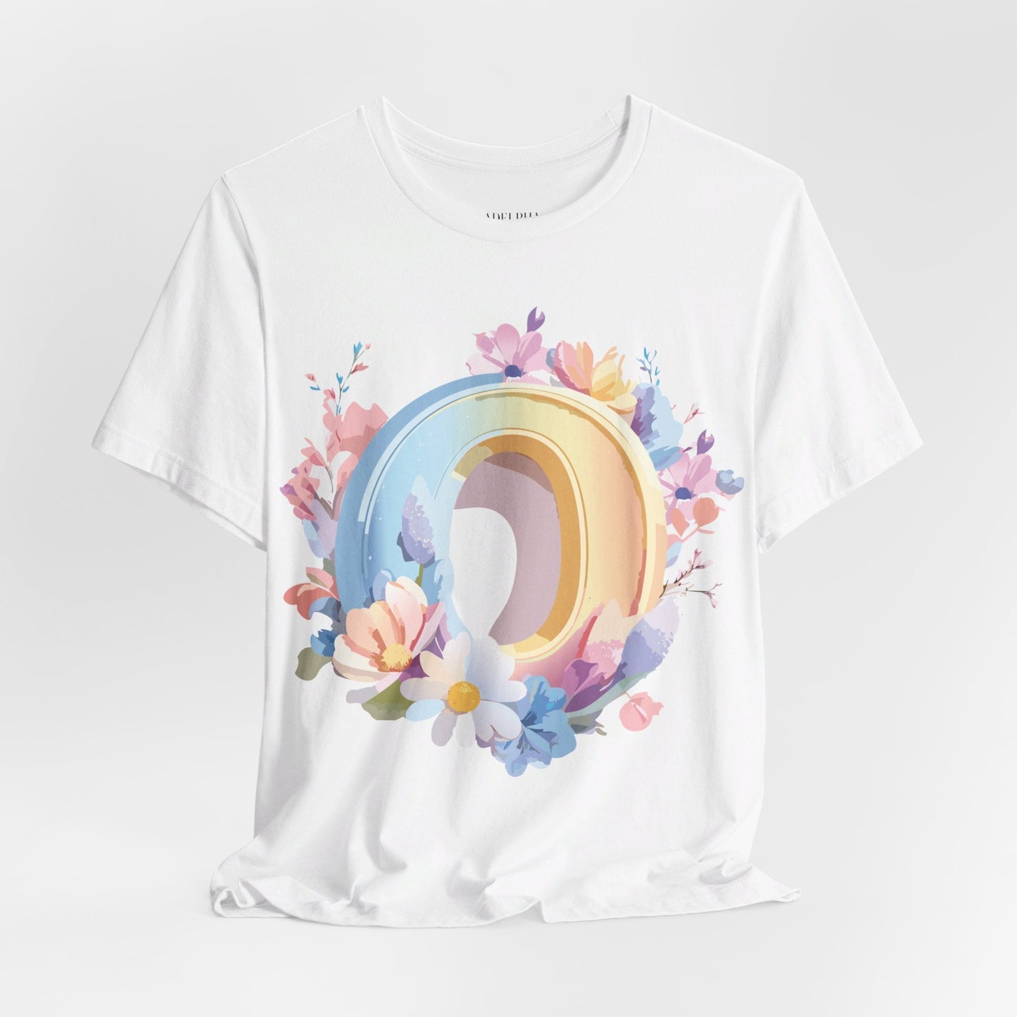 Adelpha Letter O Shirt Unisex Graphic Tee Vintage Inspired Art Design Jersey Short Sleeve