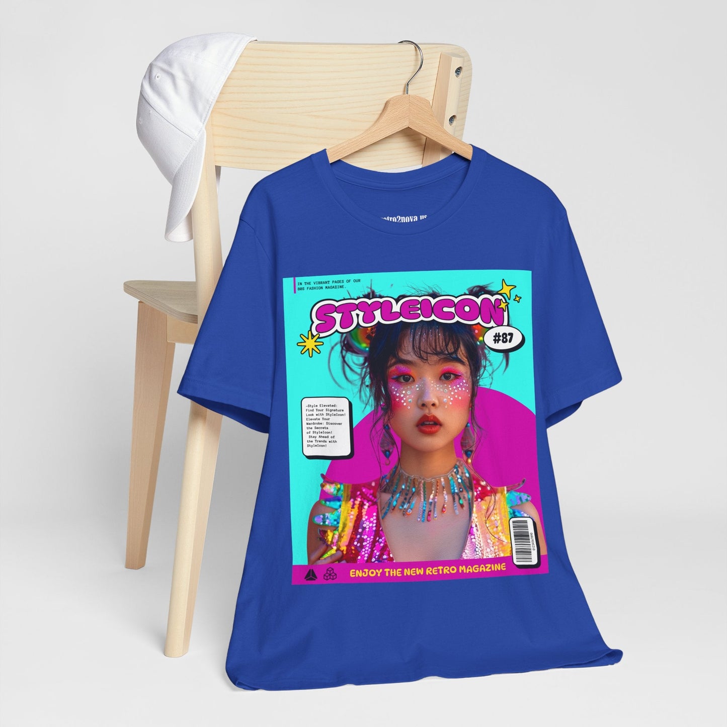 Magazine Cover Shirt Unisex Jersey Short Sleeve Tee Lightweight Breathable Fabric