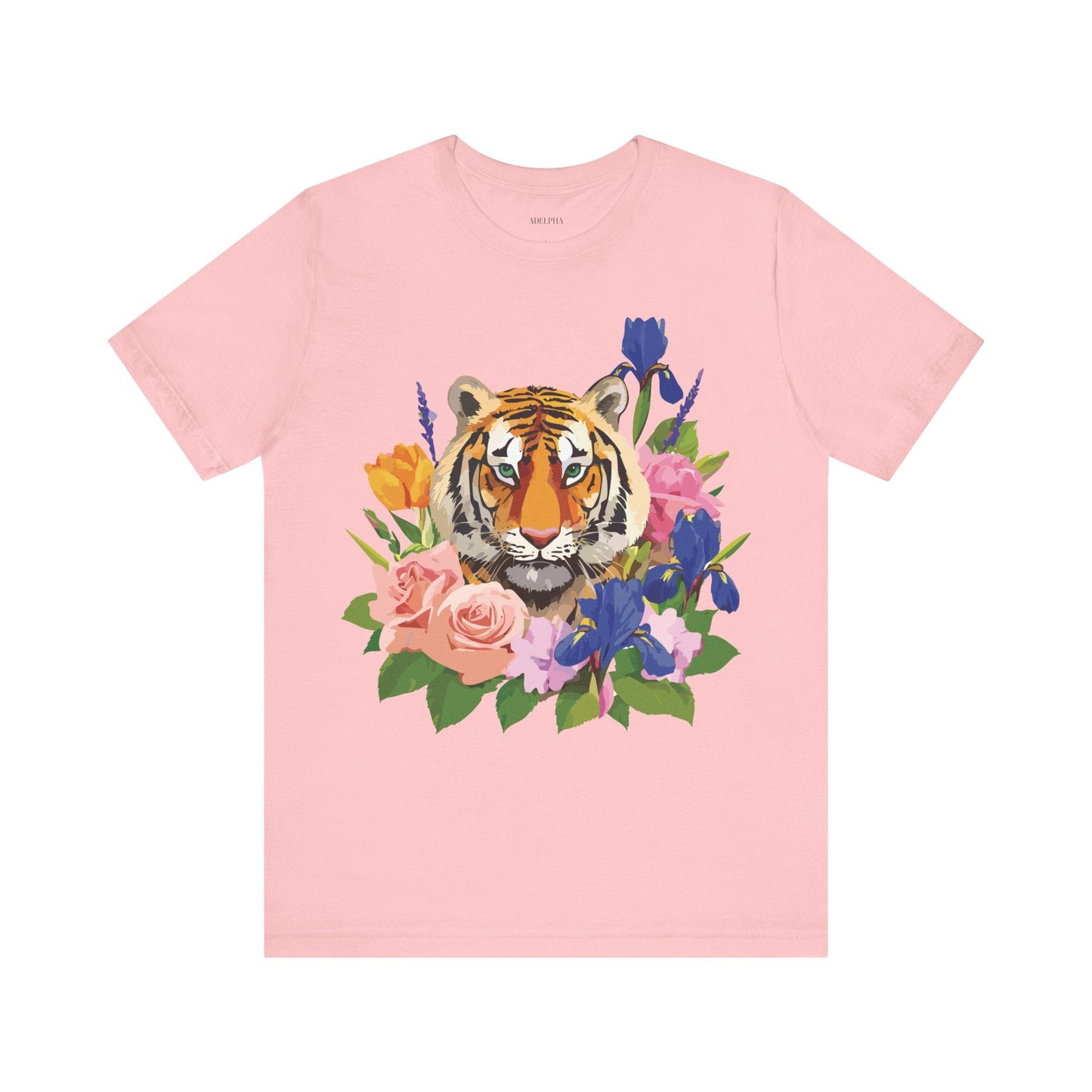 Tiger Graphic Unisex 100 Cotton Vintage Art with Animal Tee 8