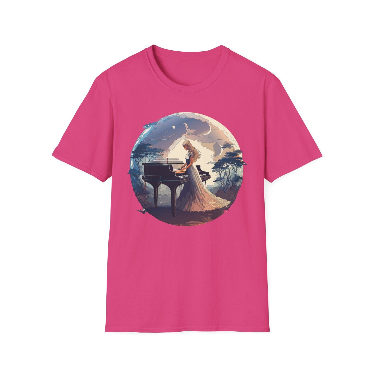 Womens Graphic T Shirts Art Design Shirt Unisex Softstyle Gildan 64000 Short Sleeve
