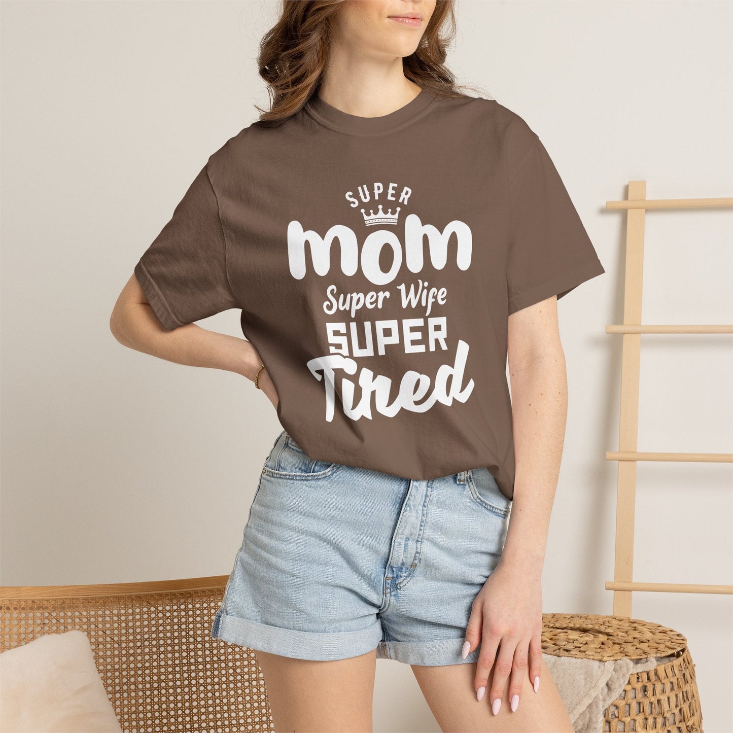 Mom T-shirt Mother's Day Mama Tee Unisex Comfort Colors Garment-Dyed Cotton h45