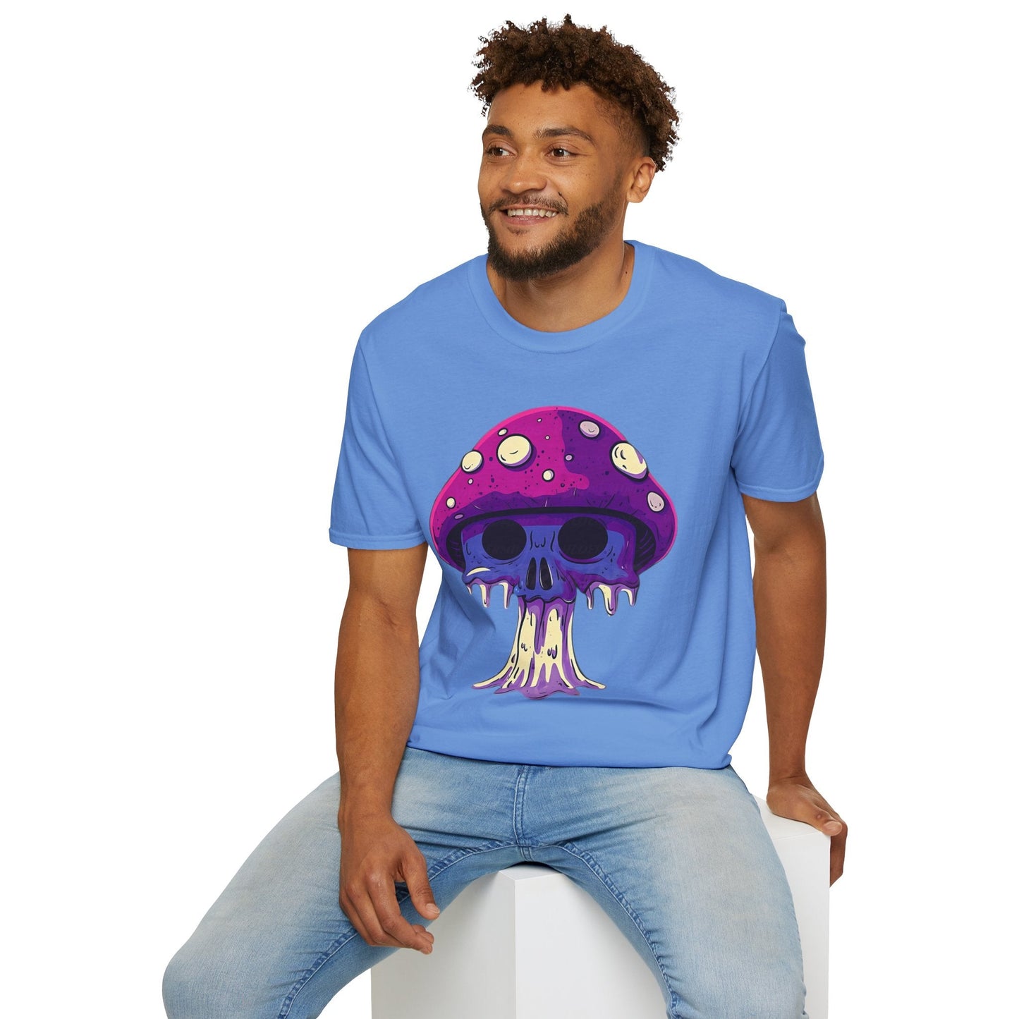 Mashroom Tee Shirt Unisex Funny Mashroom Graphic Softstyle Tee Gildan 64000 Quality Cotton