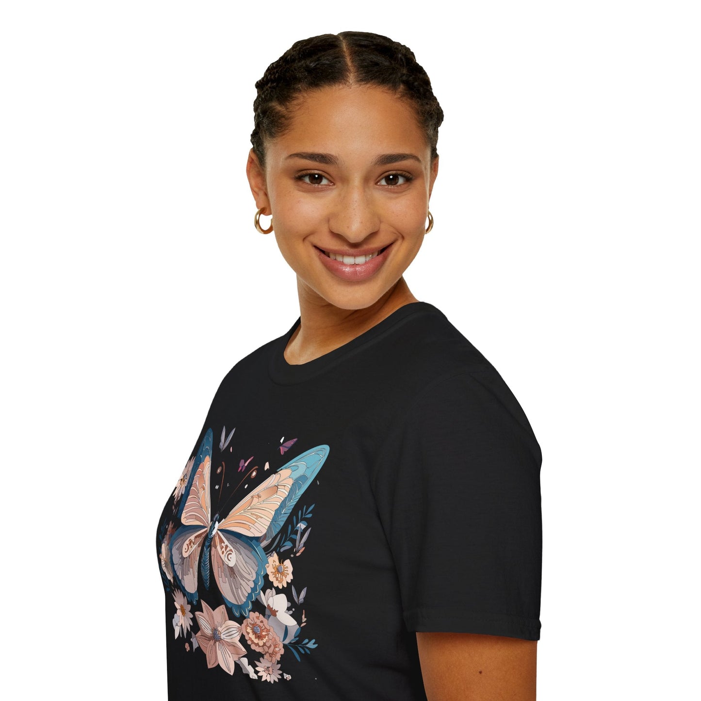 Monarch Butterfly T Shirt Unisex Softstyle Gildan 64000 Tee Lightweight Comfort Fit