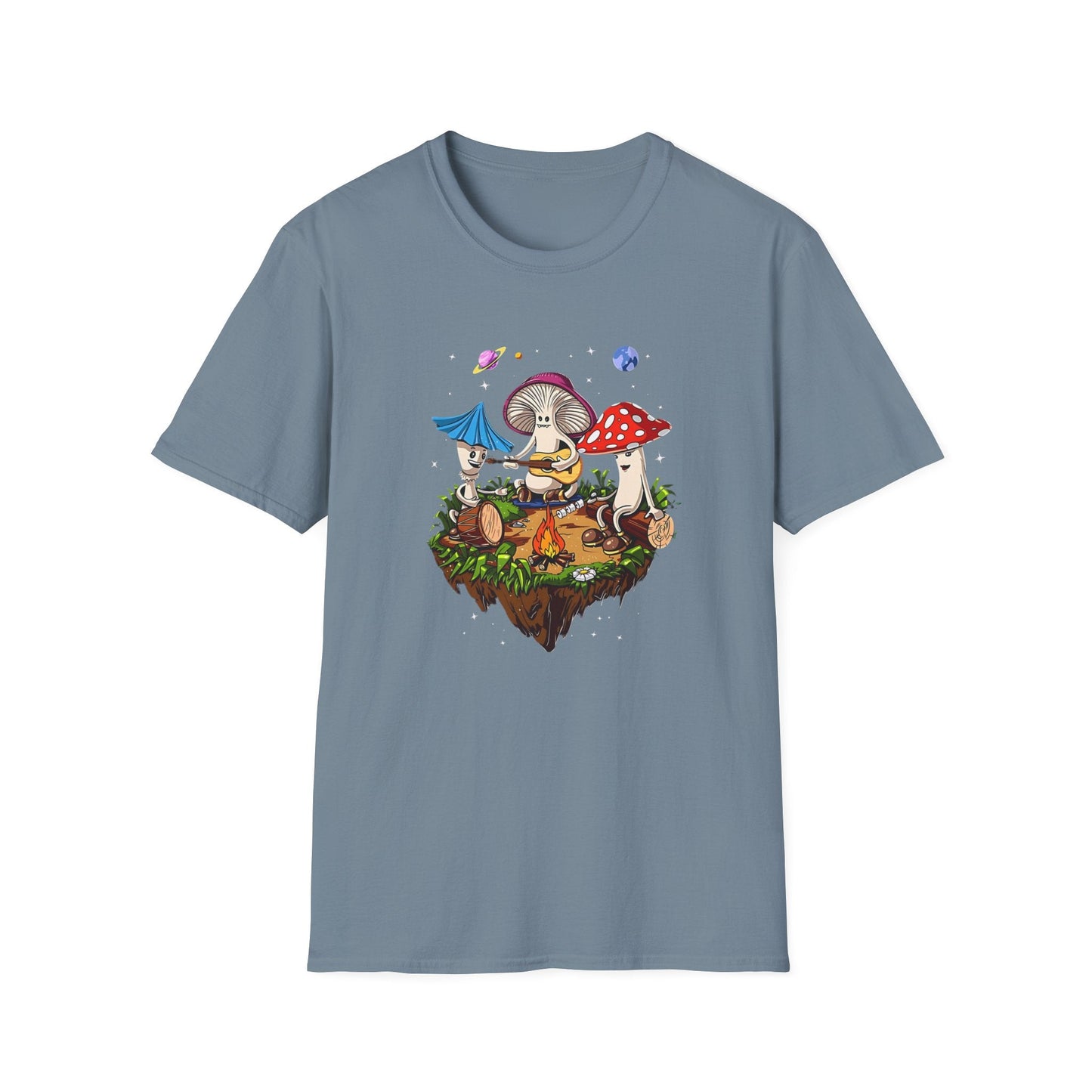 Mashroom Tee Shirt Unisex Funny Mashroom Design Gildan Softstyle 64000 Tee Softstyle Comfort