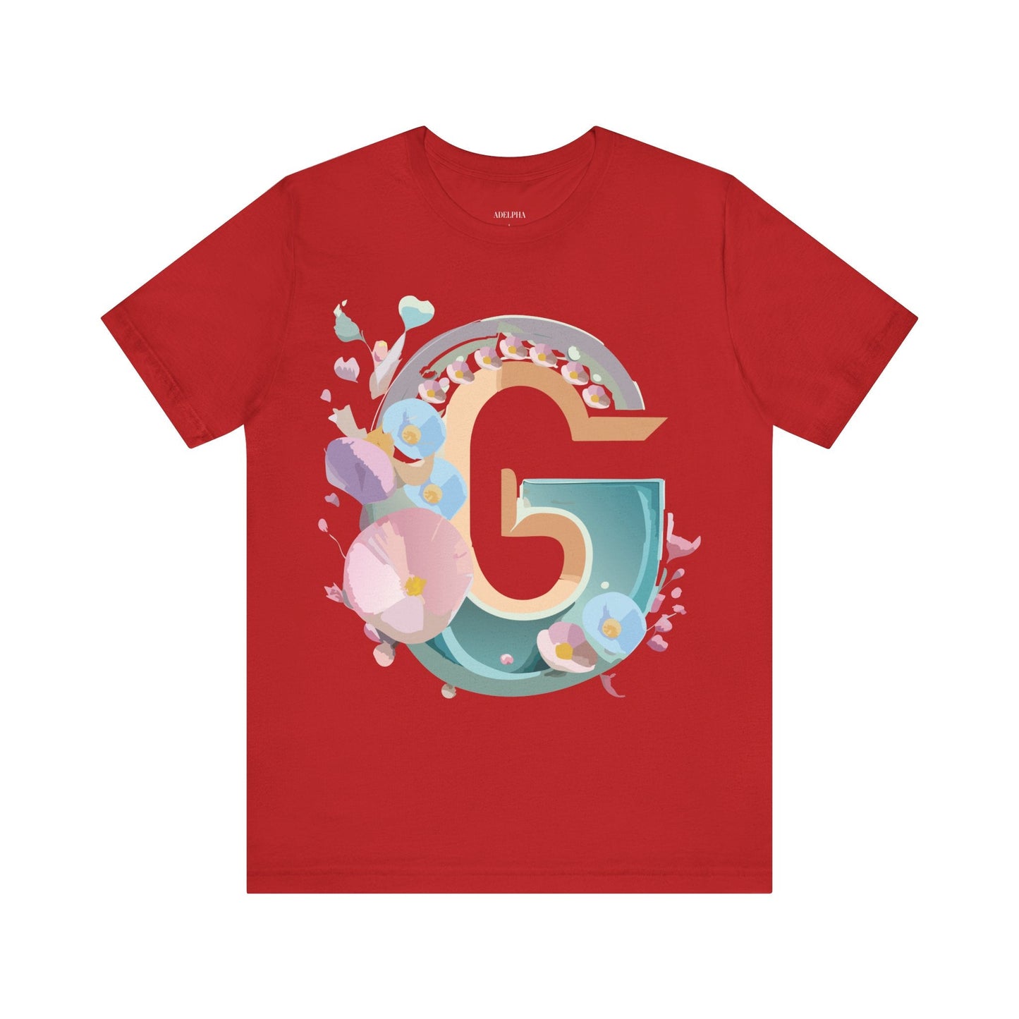 Adelpha Letter G Shirt Unisex Jersey Short Sleeve Graphic Tee With Vintage Inspired Artwork