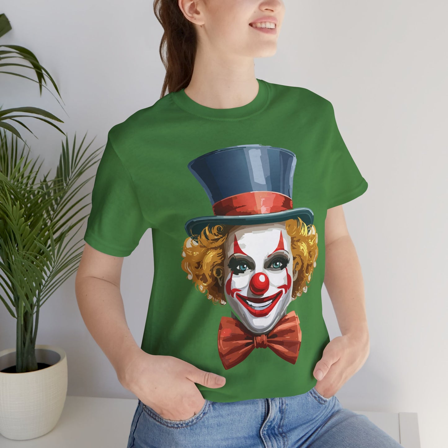 Clown Shirt, Funny Shirt, T-Shirt with Clown, Funny Art Design Tee, Circus Tees, Circus T-Shirt, Unisex Humor Wear 11