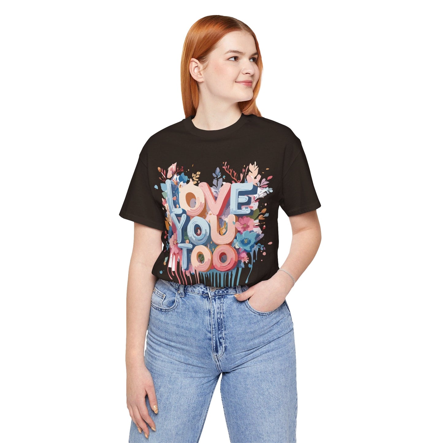 Valentine Graphic Tee Unisex Short Sleeve Art Design By Adelpha Vintage Inspired Tee