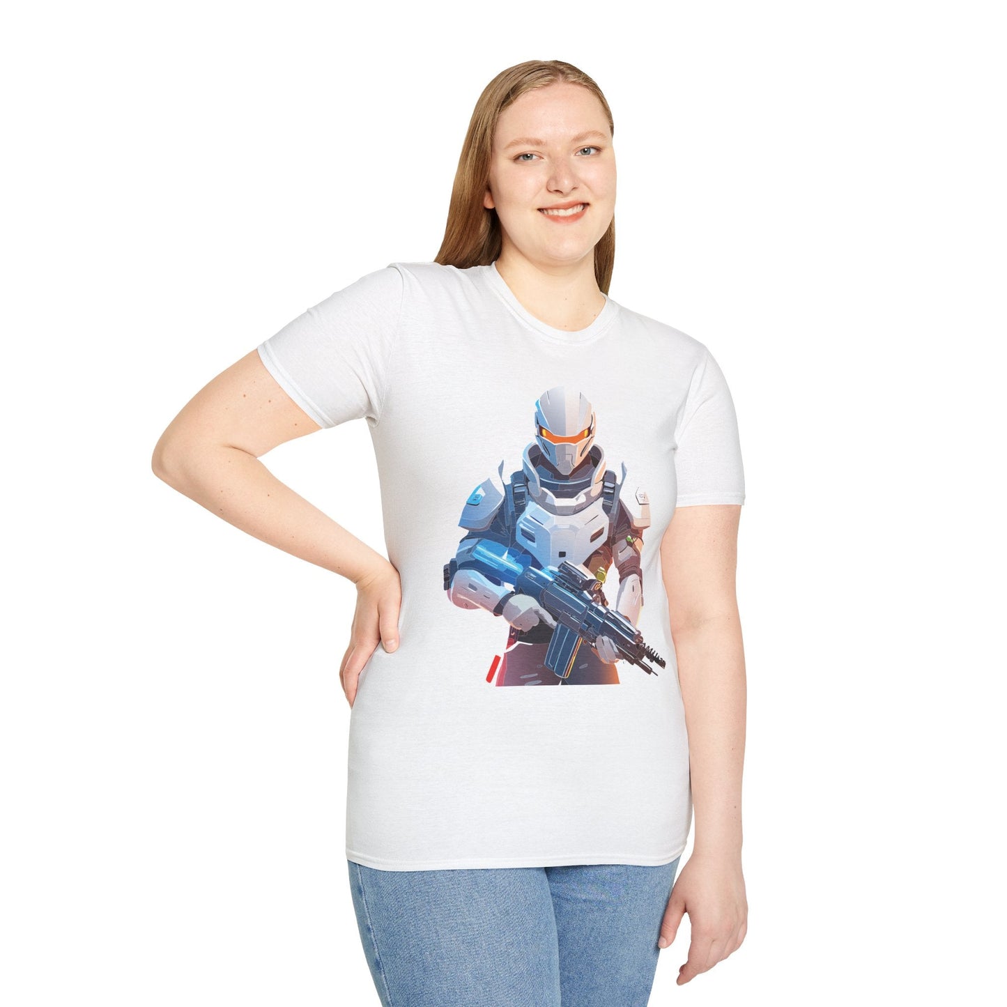 Robocop T Shirt Unisex Softstyle Ring Spun Cotton Tee With Robocop Art Design Premium Comfort
