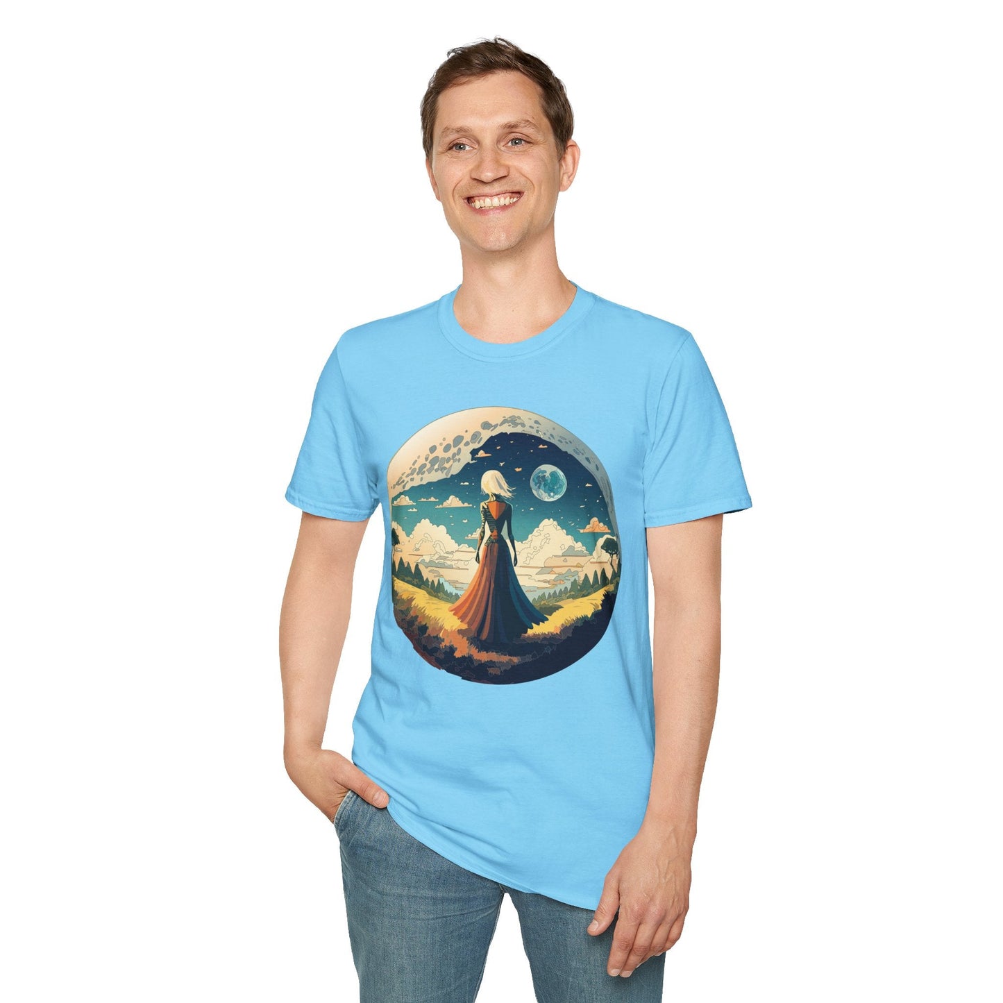 Womens Graphic T Shirts Art Design Tee Unisex Softstyle 64000 Cotton Tee Comfortable Everyday Wear