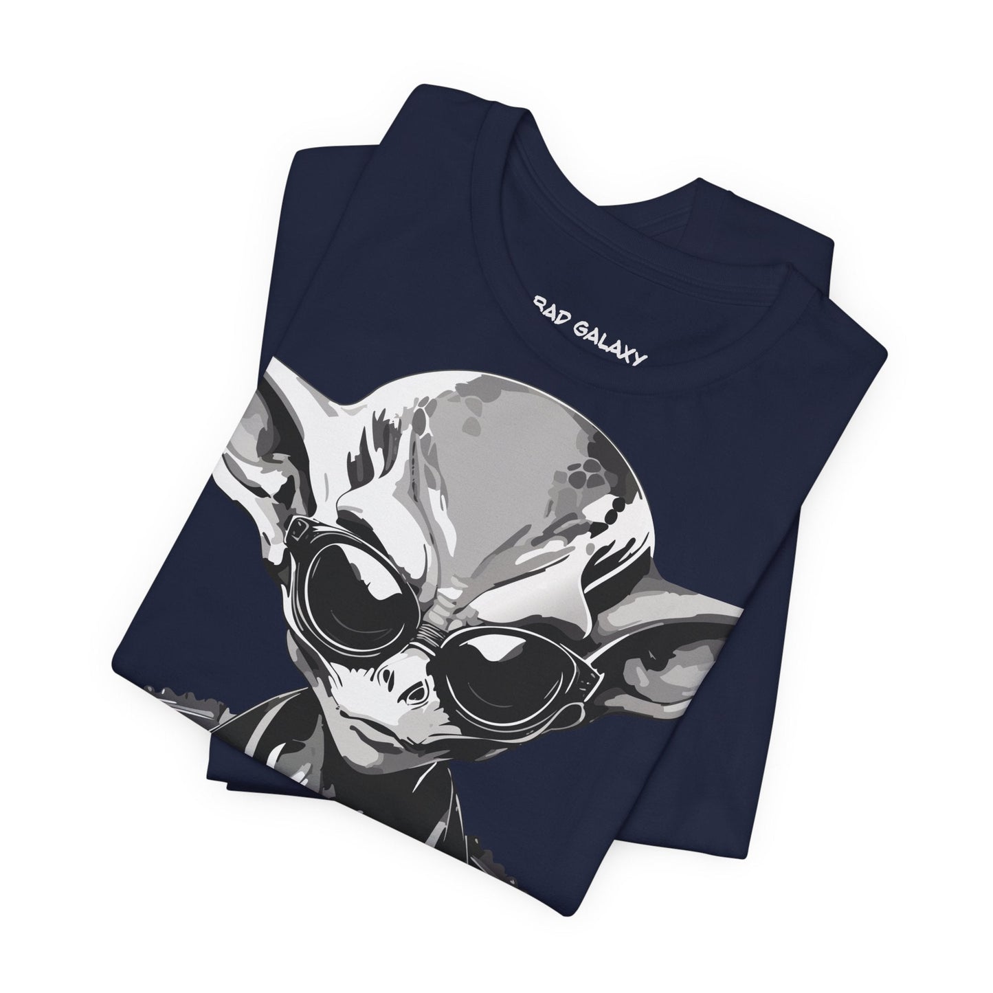 Tee Shirt With Alien From Bad Galaxy 100 Percent Cotton Made In USA Free Shipping