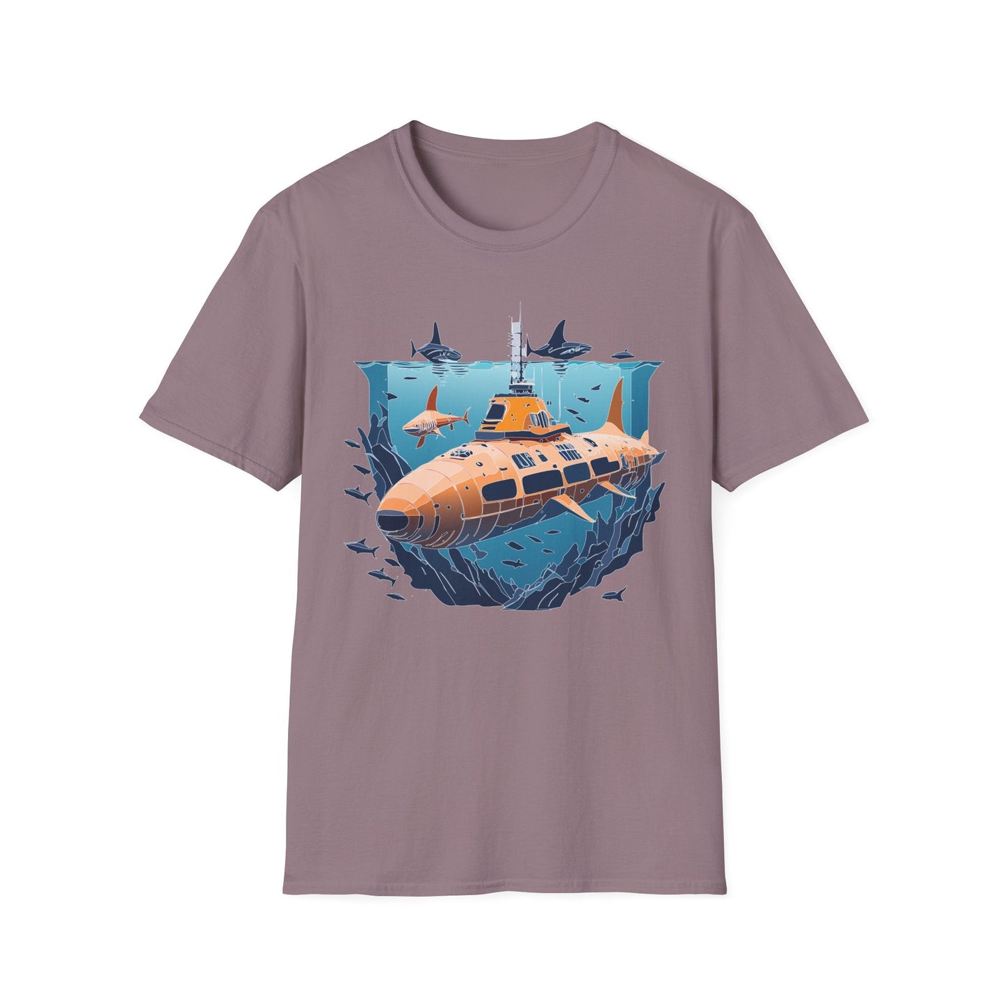 Ocean Graphic Unisex Softstyle Cotton Tee 10