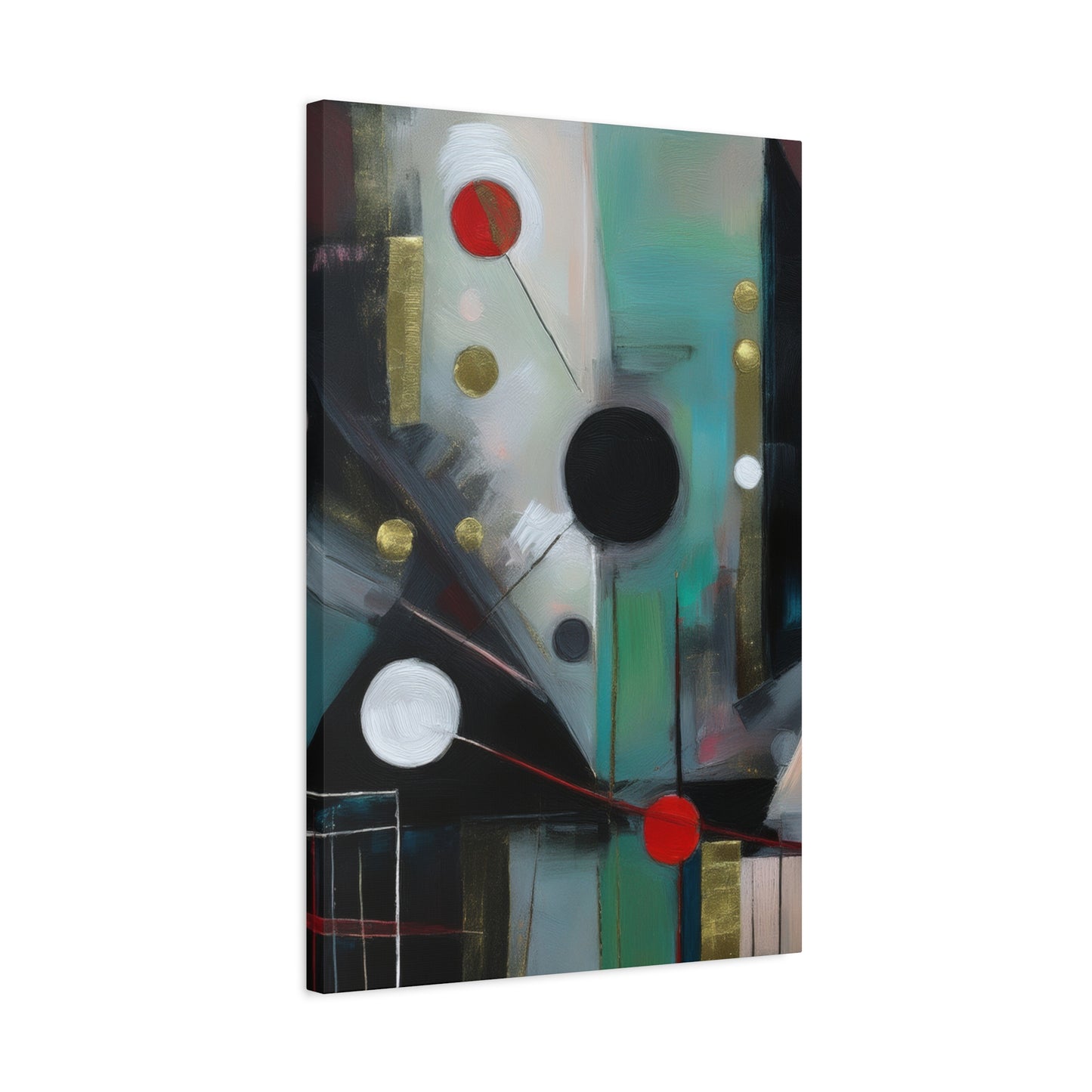 Abstract Oil Painting Print Canvas 20x24,20x30,24x30 24x32,24x36,30x40 32x48,36x48,40x60 Pine-Wood Inner Frame ABS-158