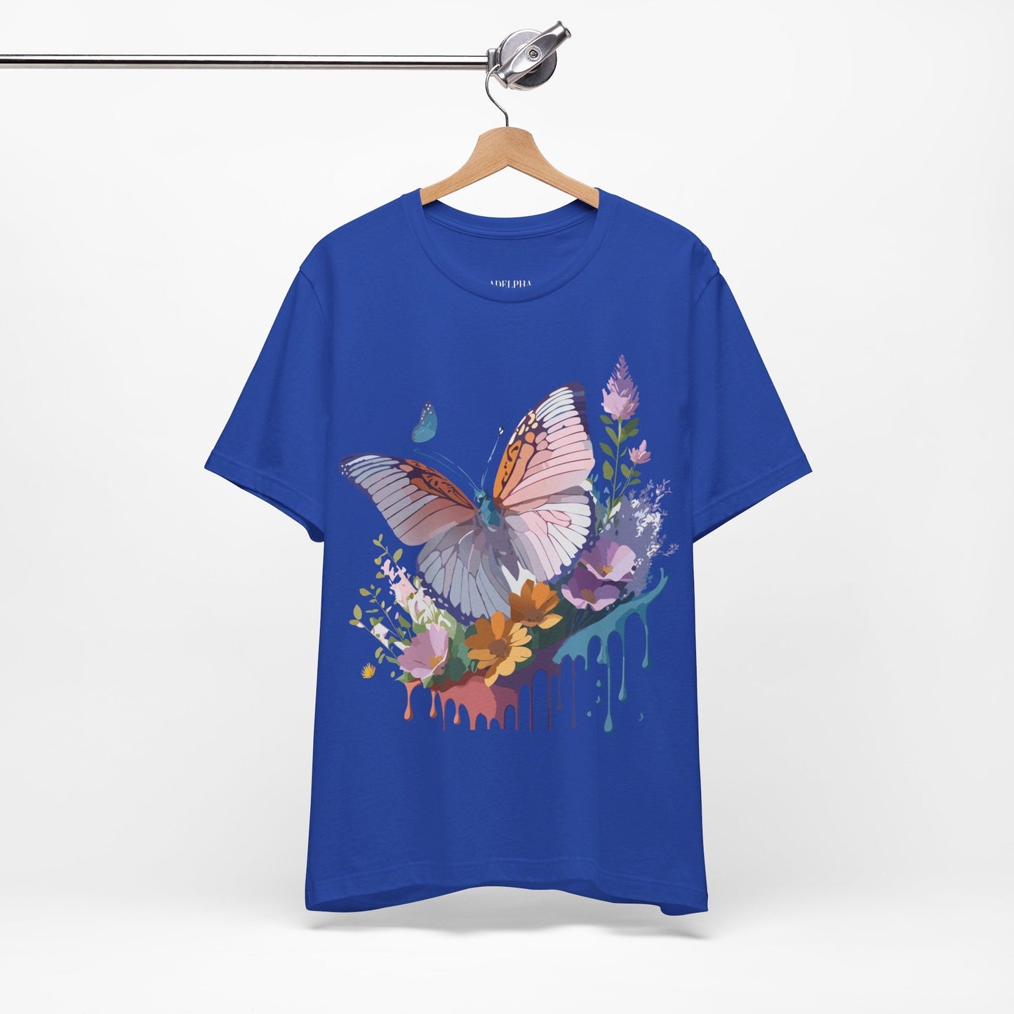 Butterfly Graphic Tee Unisex Adelpha Vintage Inspired Art Design Tee