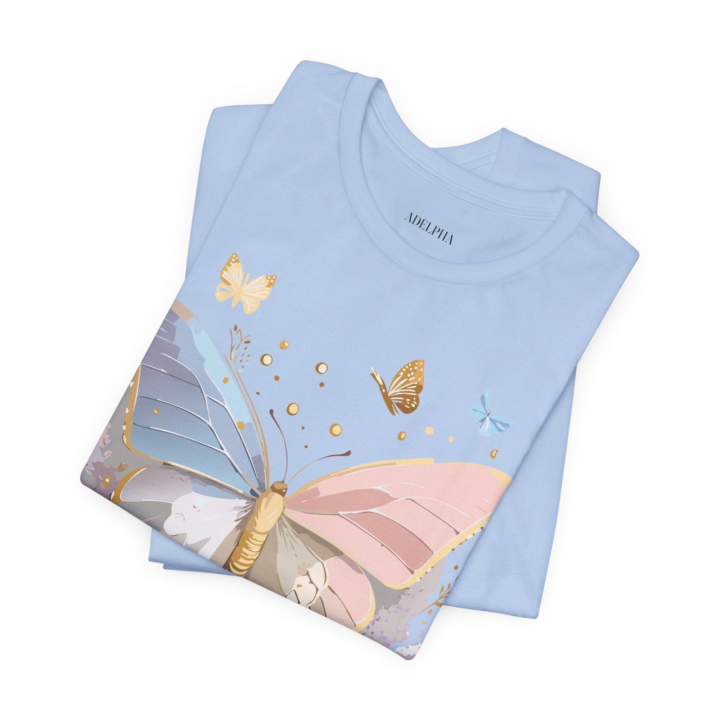 Butterfly Graphic Tee Adelpha Unisex Short Sleeve Shirt Vintage Inspired Art