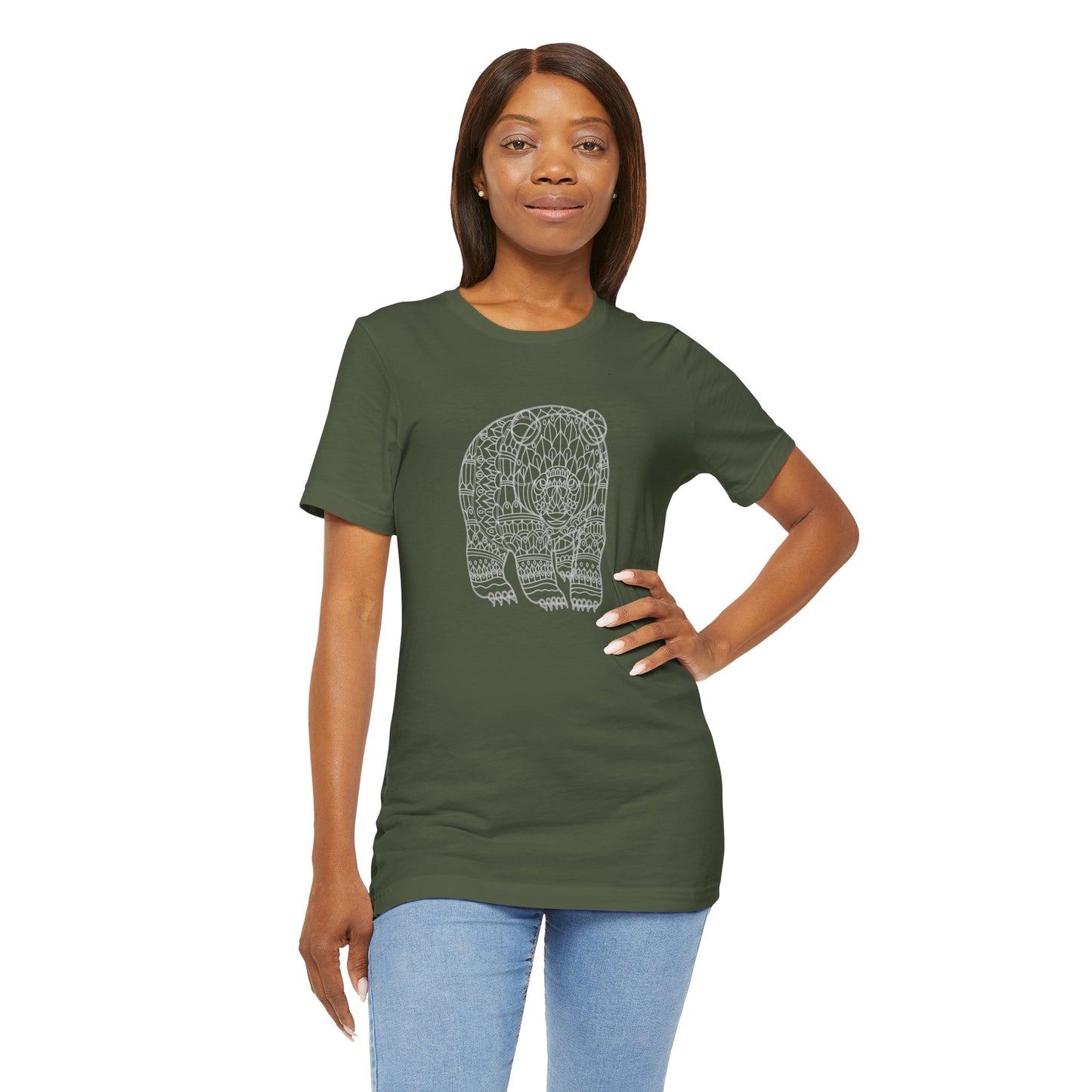 Unisex Tee Shirt with animals Print