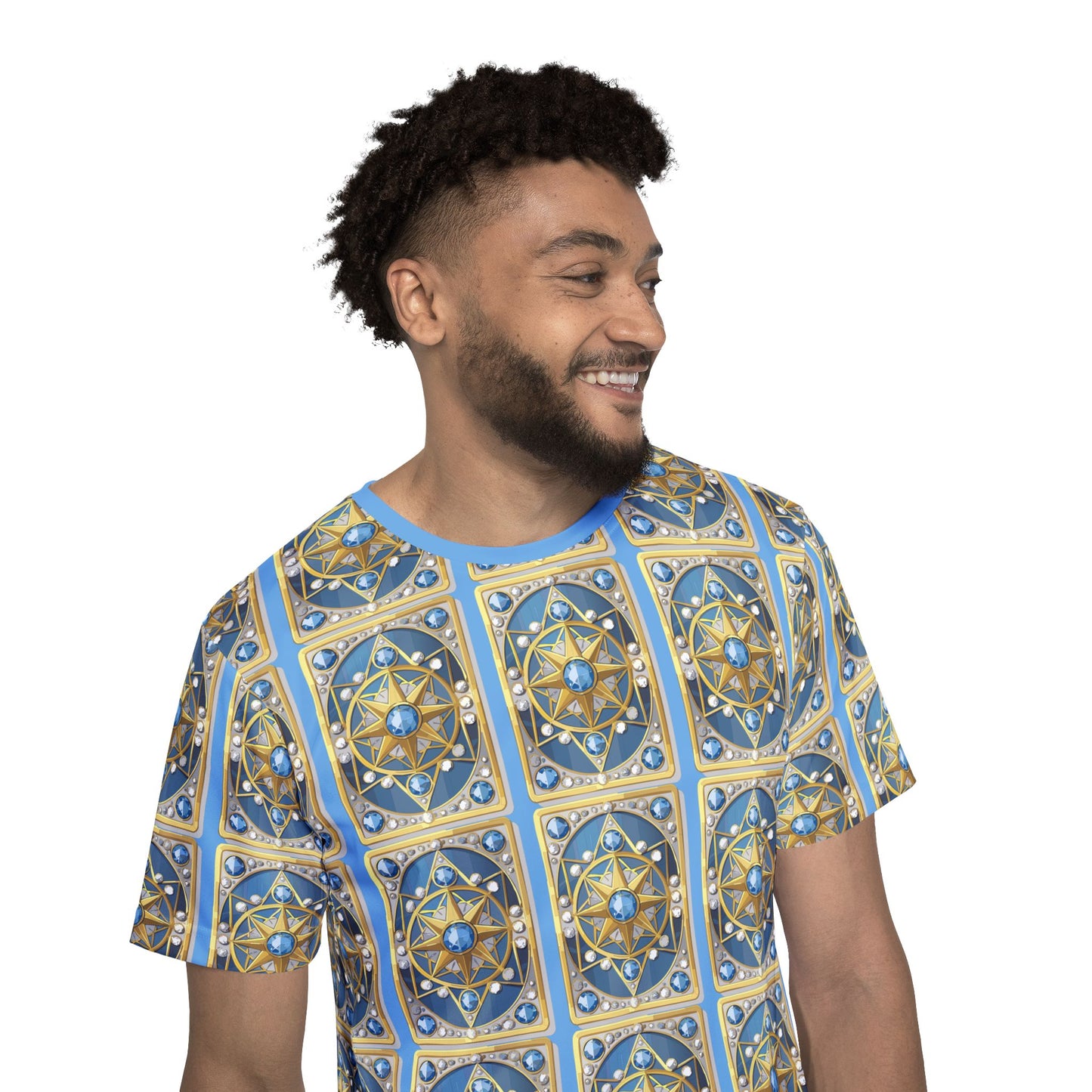 13-Card Deck Graphic T-Shirt, Art Design Poly Shirt, All Over Print Graphic Tee, Playing Cards T-Shirt, Playing Cards Tees