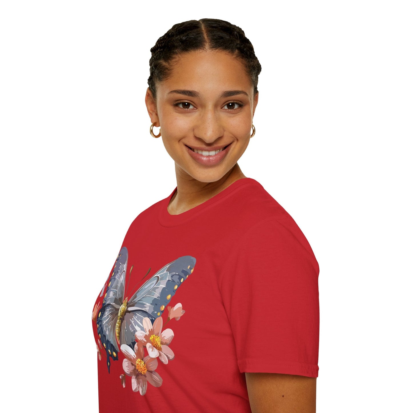Butterfly Shirt Unisex T Shirt Monarch Butterfly Softstyle Tee Gildan 64000 Breathable Everyday Wear