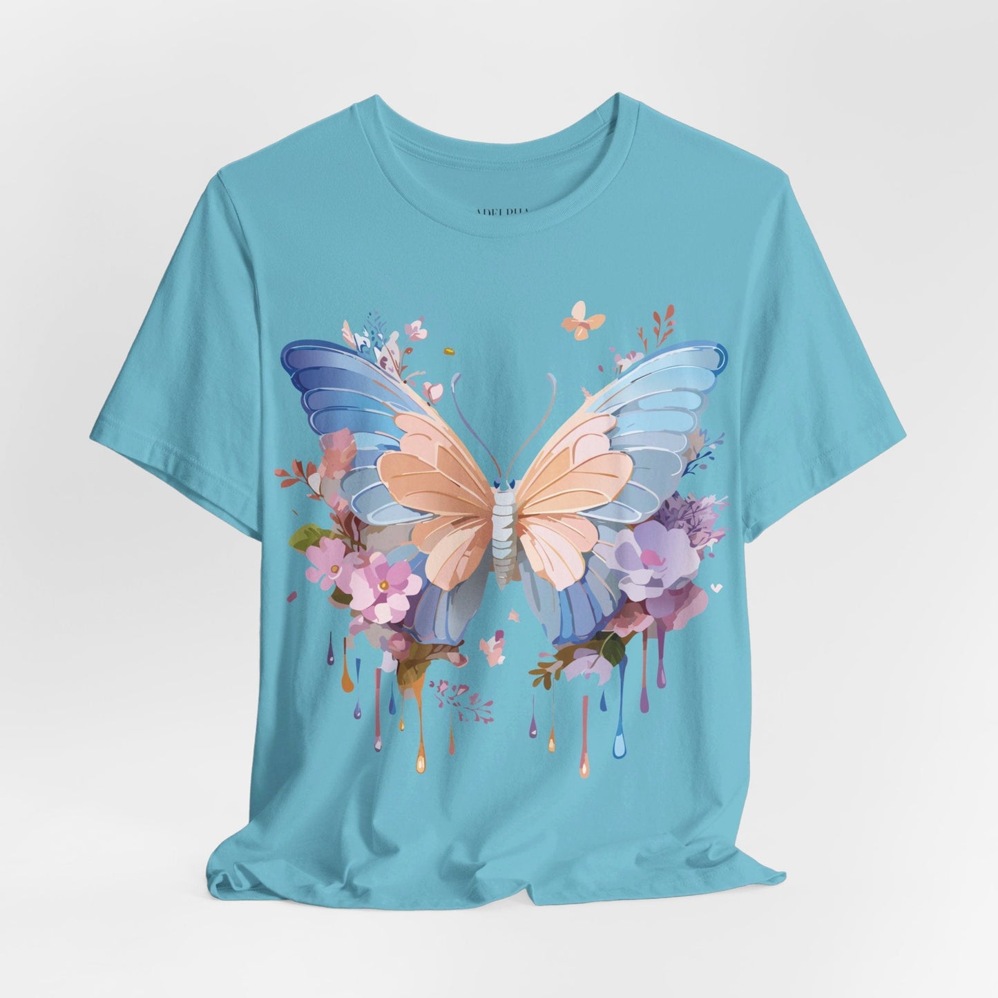 Butterfly Graphic Tee Unisex Jersey Short Sleeve Art Design Adelpha