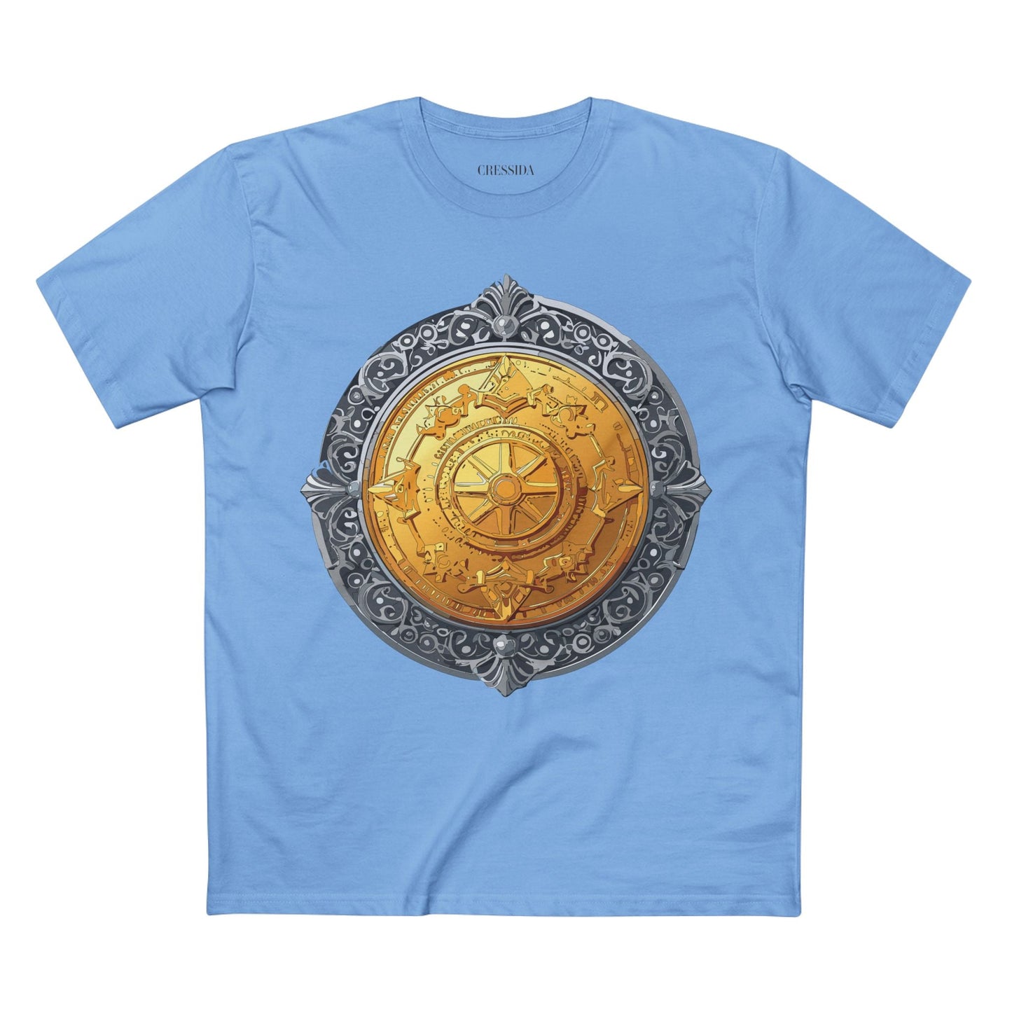 Antique Gold Coin Graphic Design T-Shirt Unisex 100 Cotton With Golden Print Artwork Tee 10