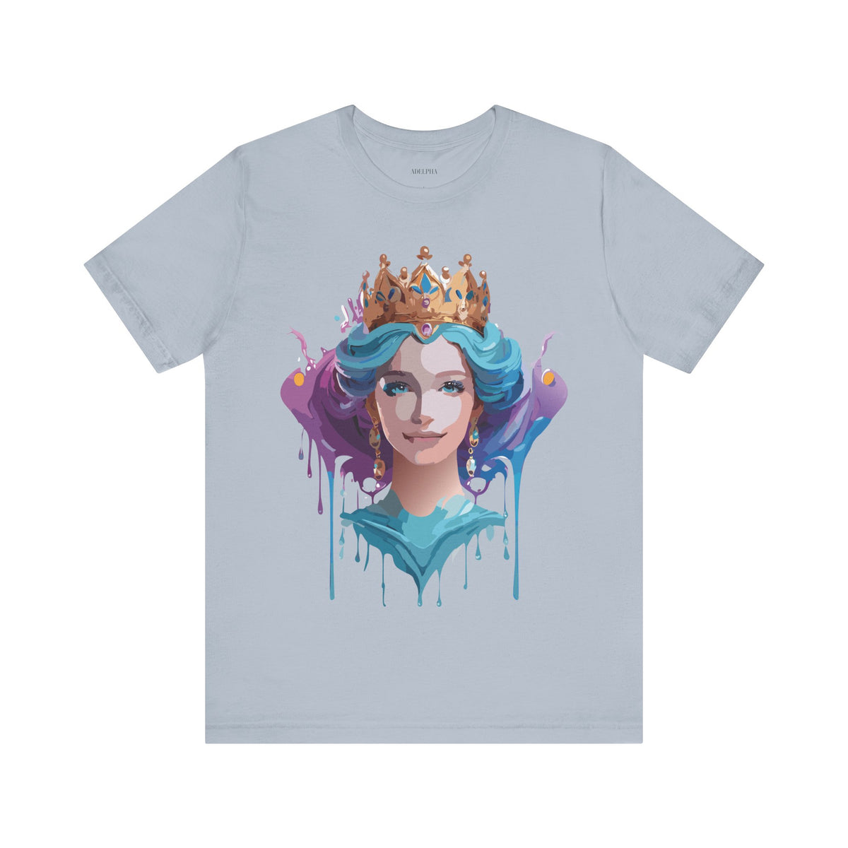Queen Graphic Unisex Cotton Bella+Canvas Tee with Art Design m186