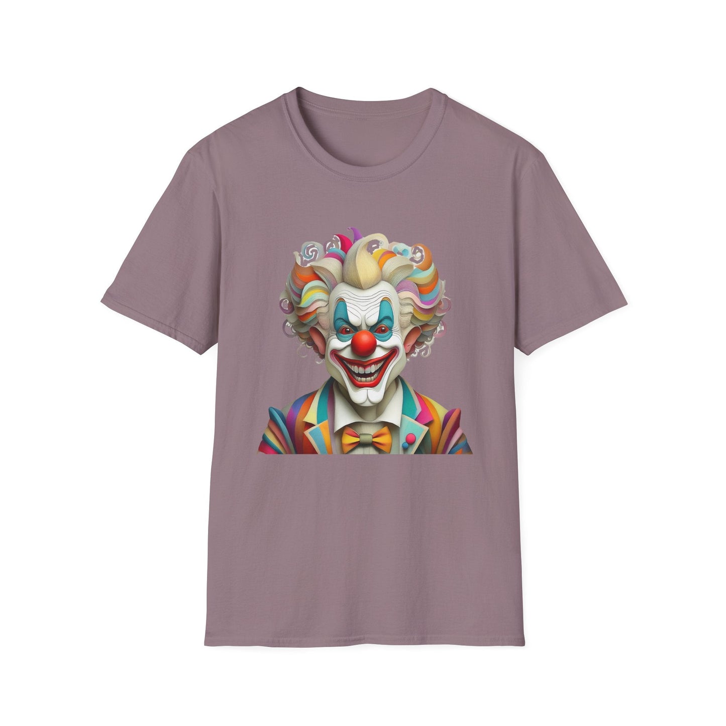 Clown Shirt Unisex T Shirt With Funny Man Circus Motif And Scary Man Design Graphic Print