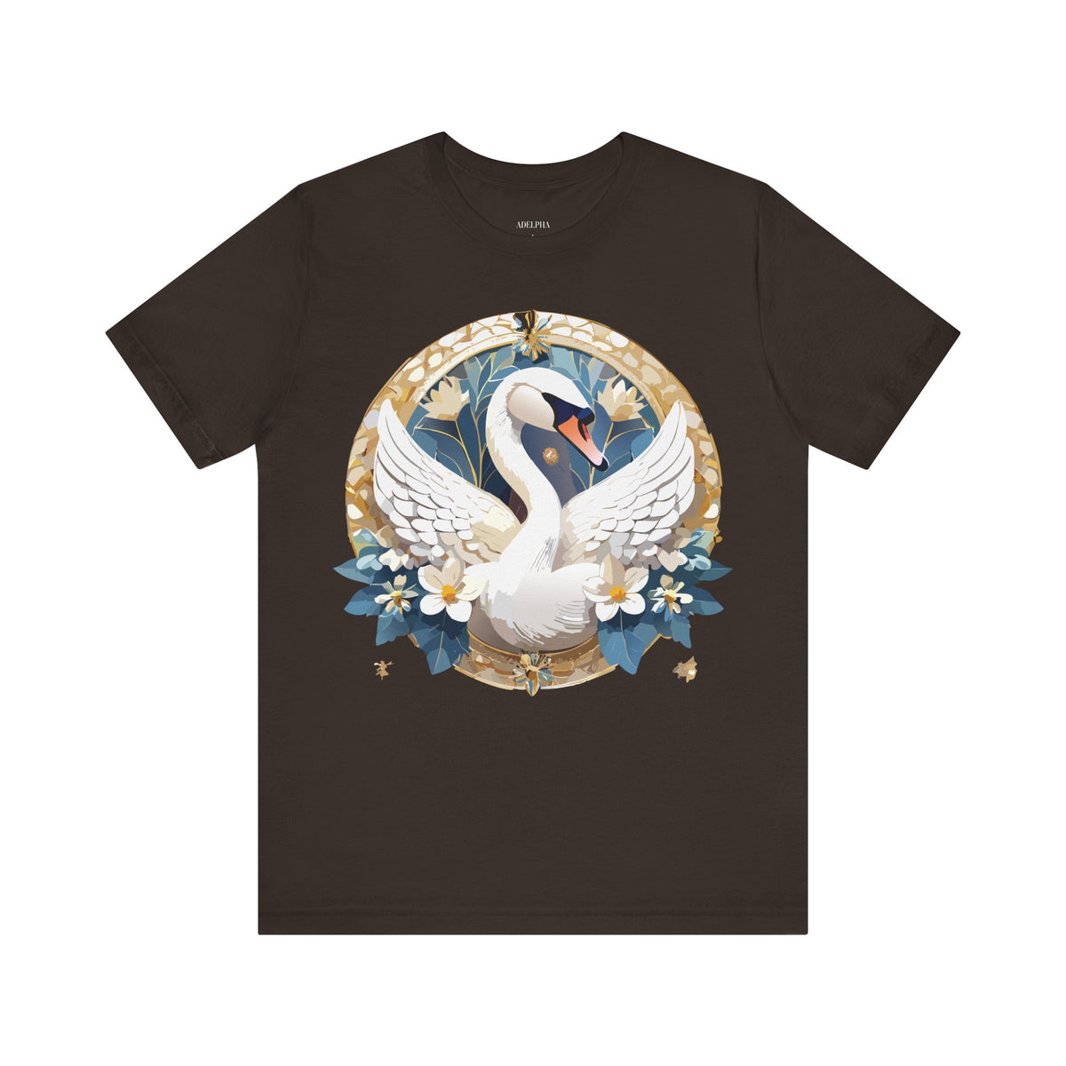 Medallion Graphic Unisex Cotton Bella+Canvas Tee with Art Design d85