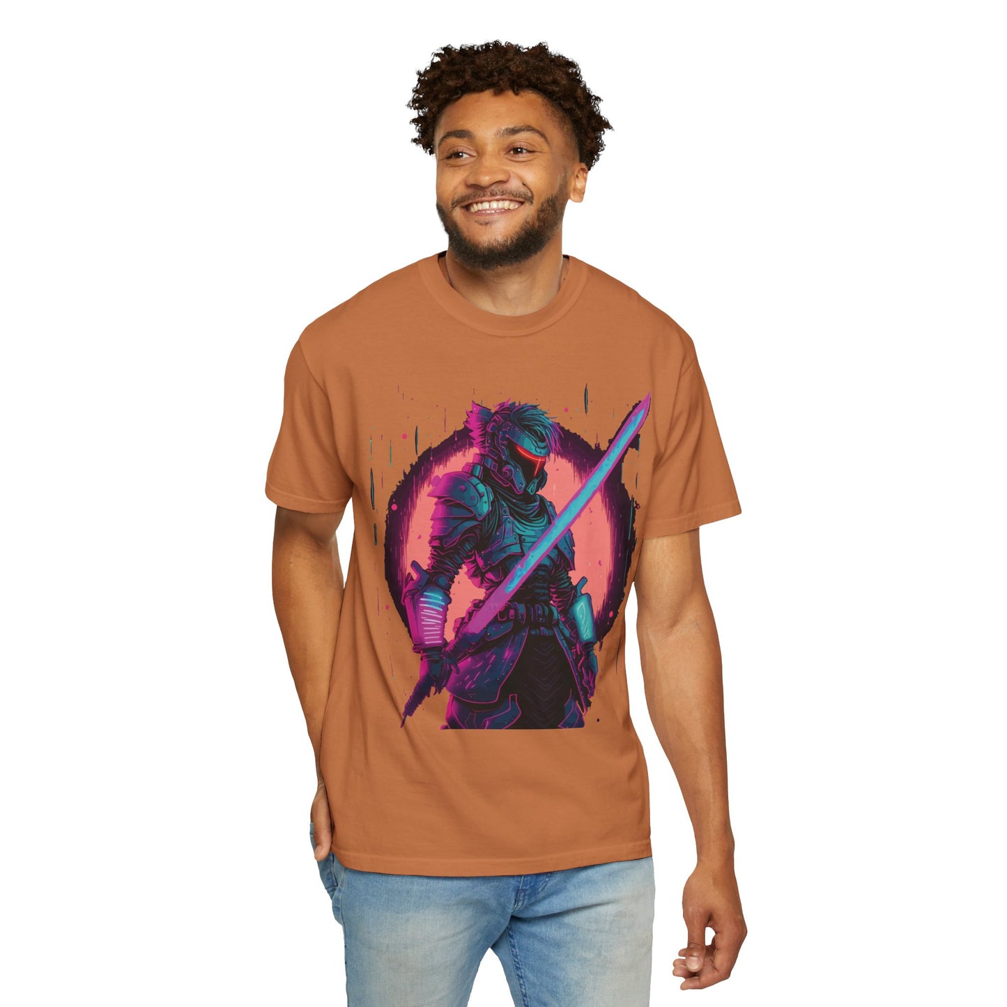 Unisex T-shirt with Knight in Armor