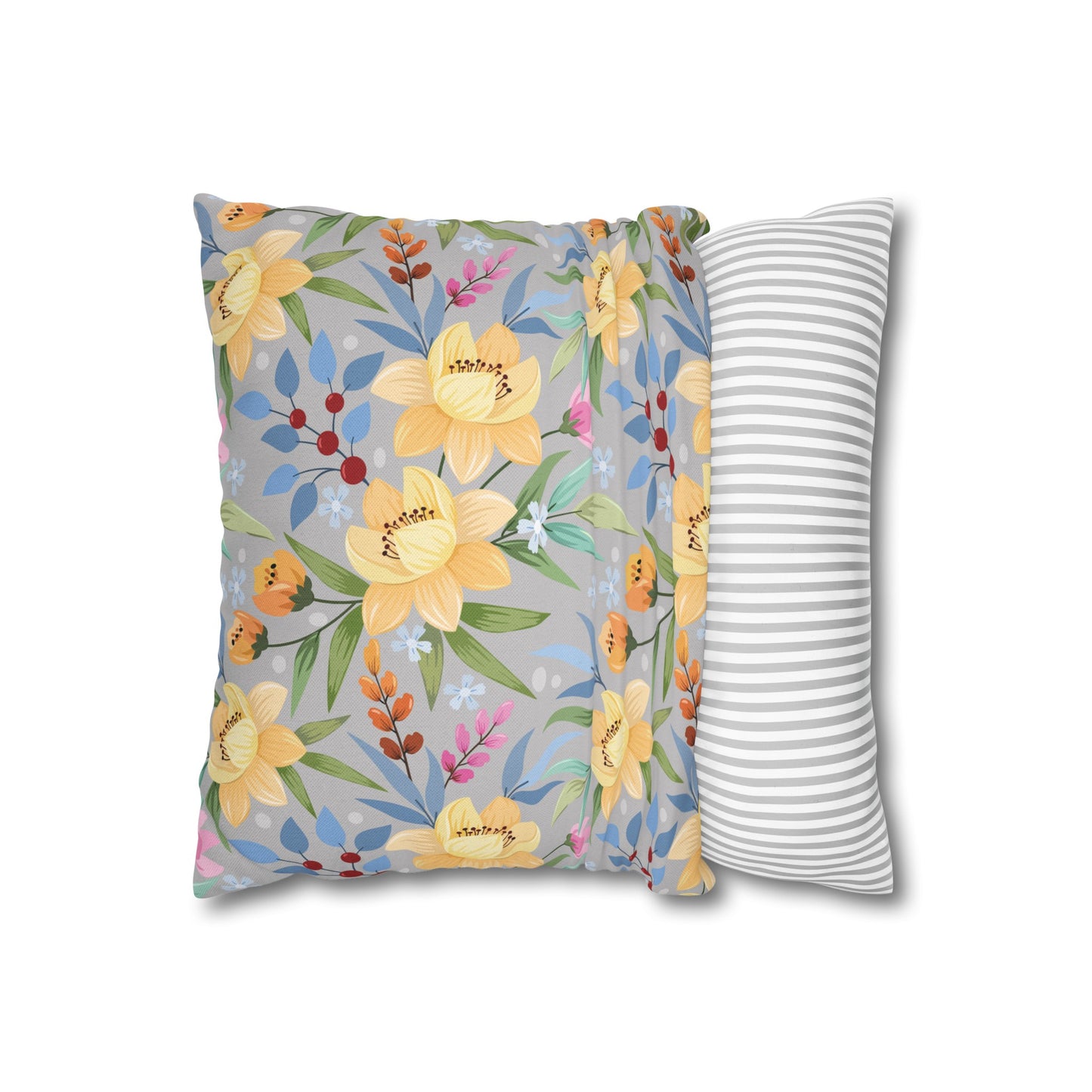 Floral Poly Pillowcase