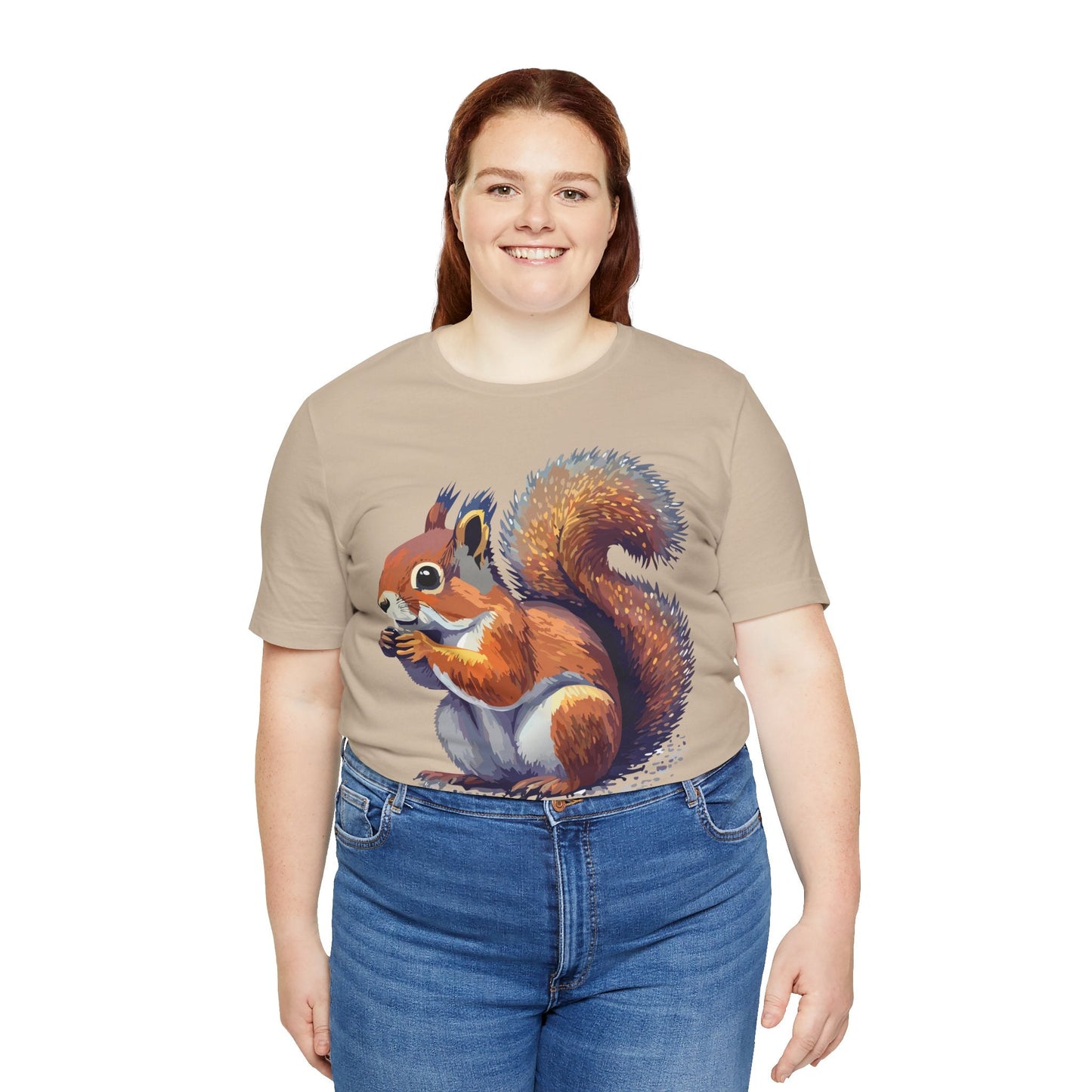 Unisex Animal Print Tee Shirt With Wild Animals Artwork Gildan Softstyle 64000 Cotton