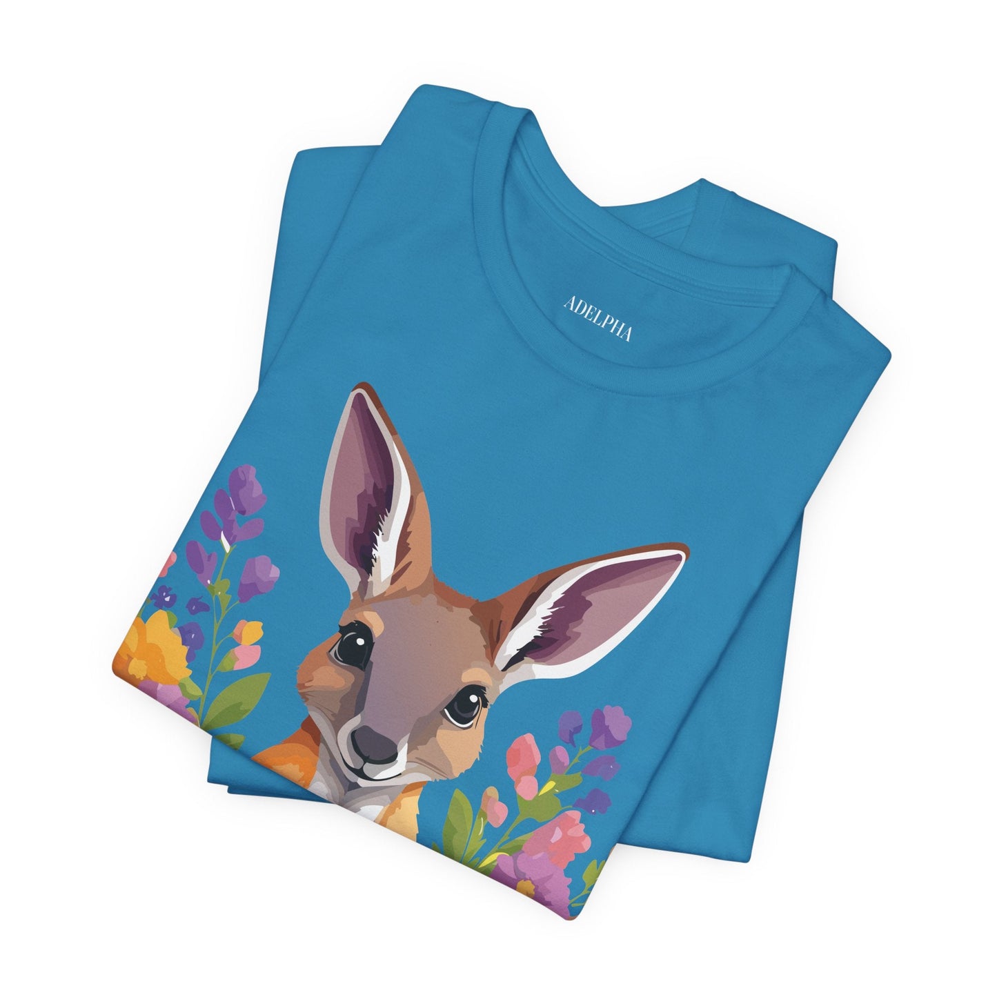 Kangaroo Graphic Unisex 100 Cotton Vintage Animal Artwork Tee 2