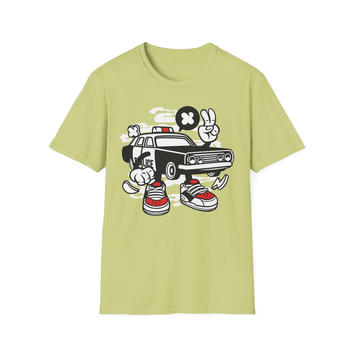 Cartoon T Shirt Animation Tee Funny Unisex Gildan Softstyle 64000 Cotton Tee Comfort