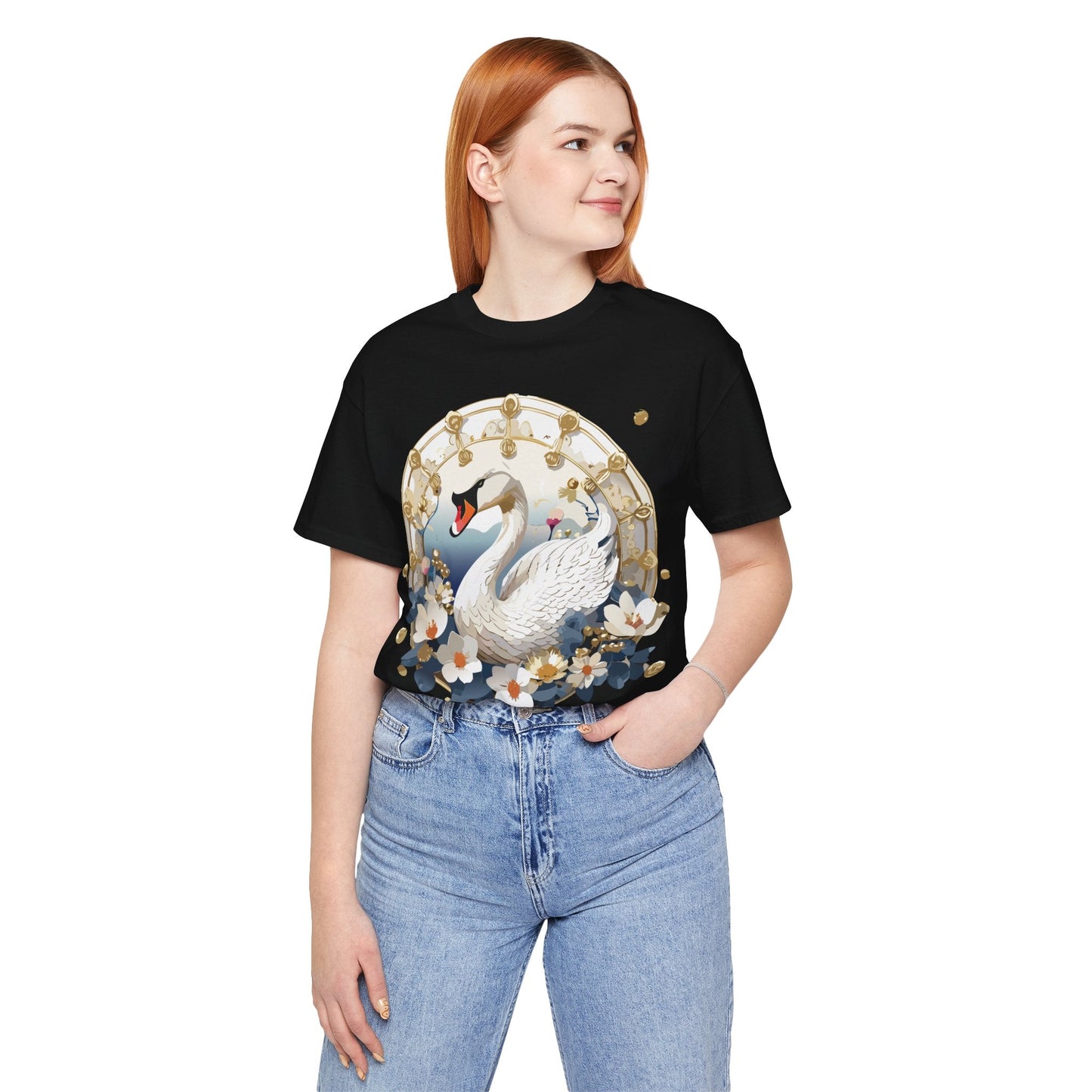 Medallion Graphic Unisex 100 Cotton Vintage Animal Medal Artwork Tee 44