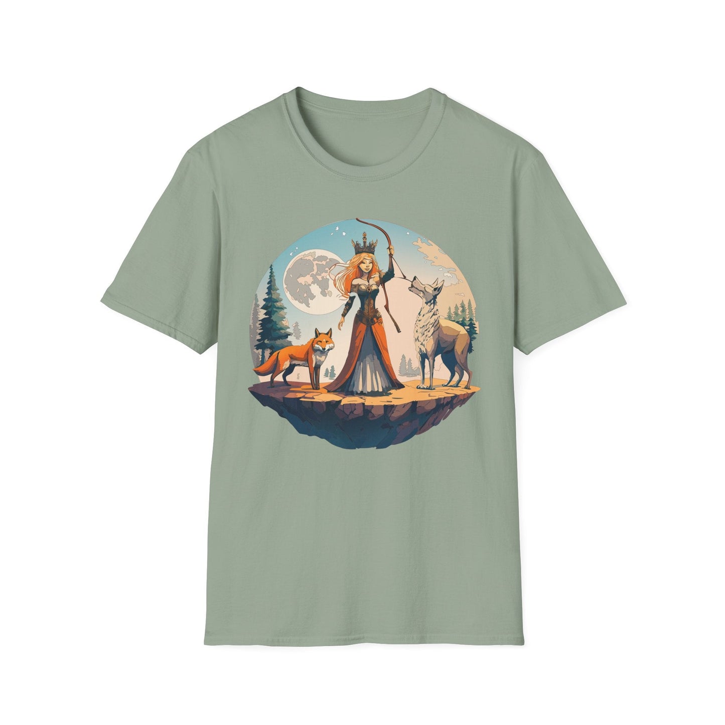 Womens Graphic T Shirts Art Design Shirt Softstyle Gildan 64000 Unisex Tee Ring Spun Cotton