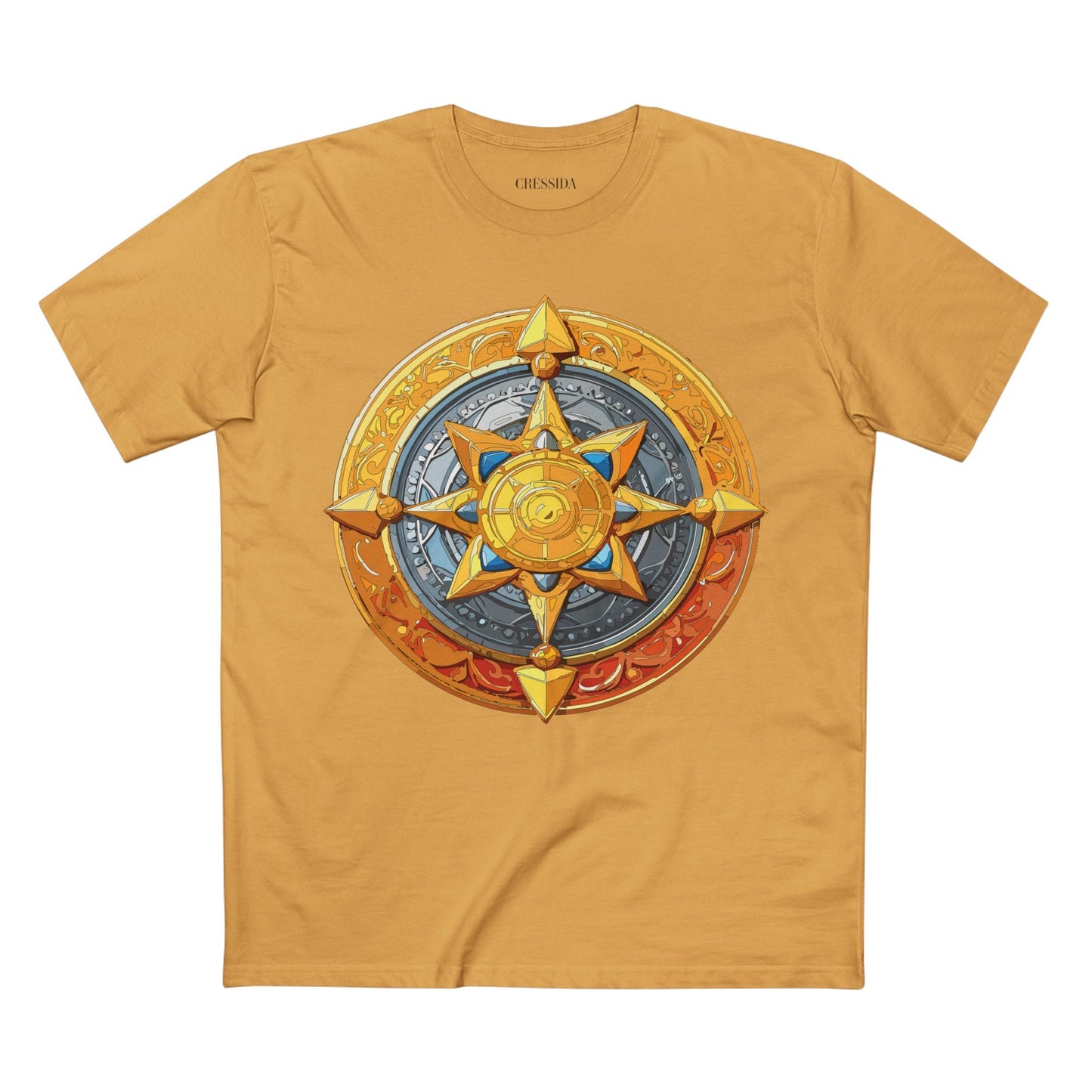 Antique Gold Coin Graphic Design T-Shirt Unisex 100 Cotton With Golden Print Artwork Tee 3