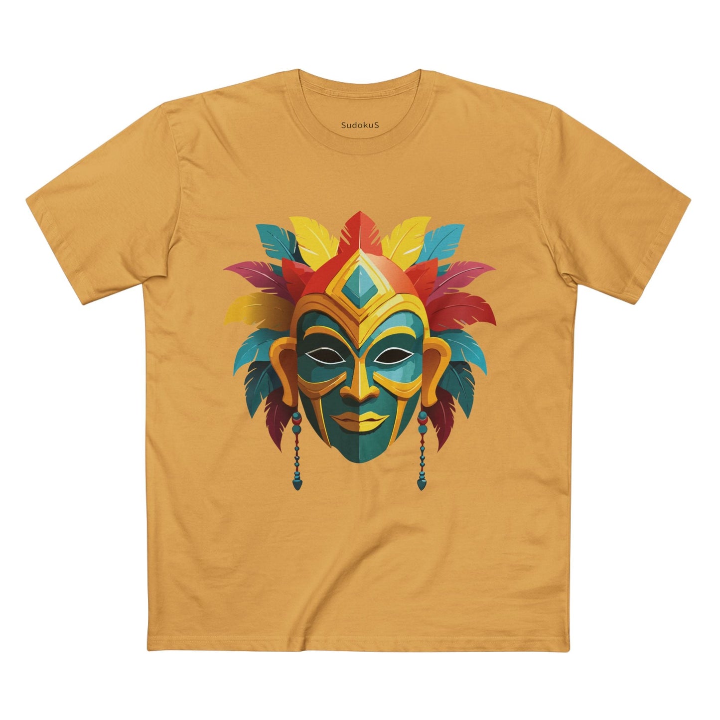 Mask Graphic Unisex 100 Cotton Staple Tee 6