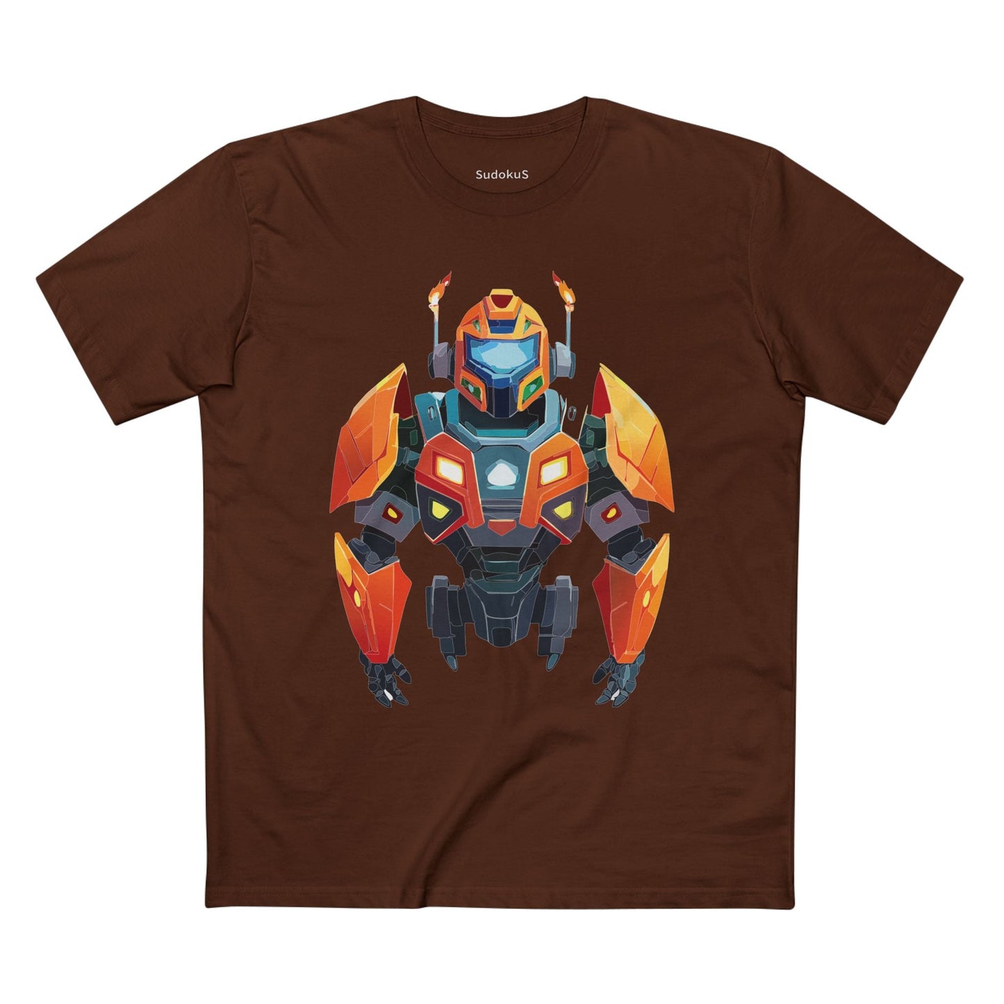 Cyborg Robot Graphic Unisex 100 Cotton Staple Tee 2