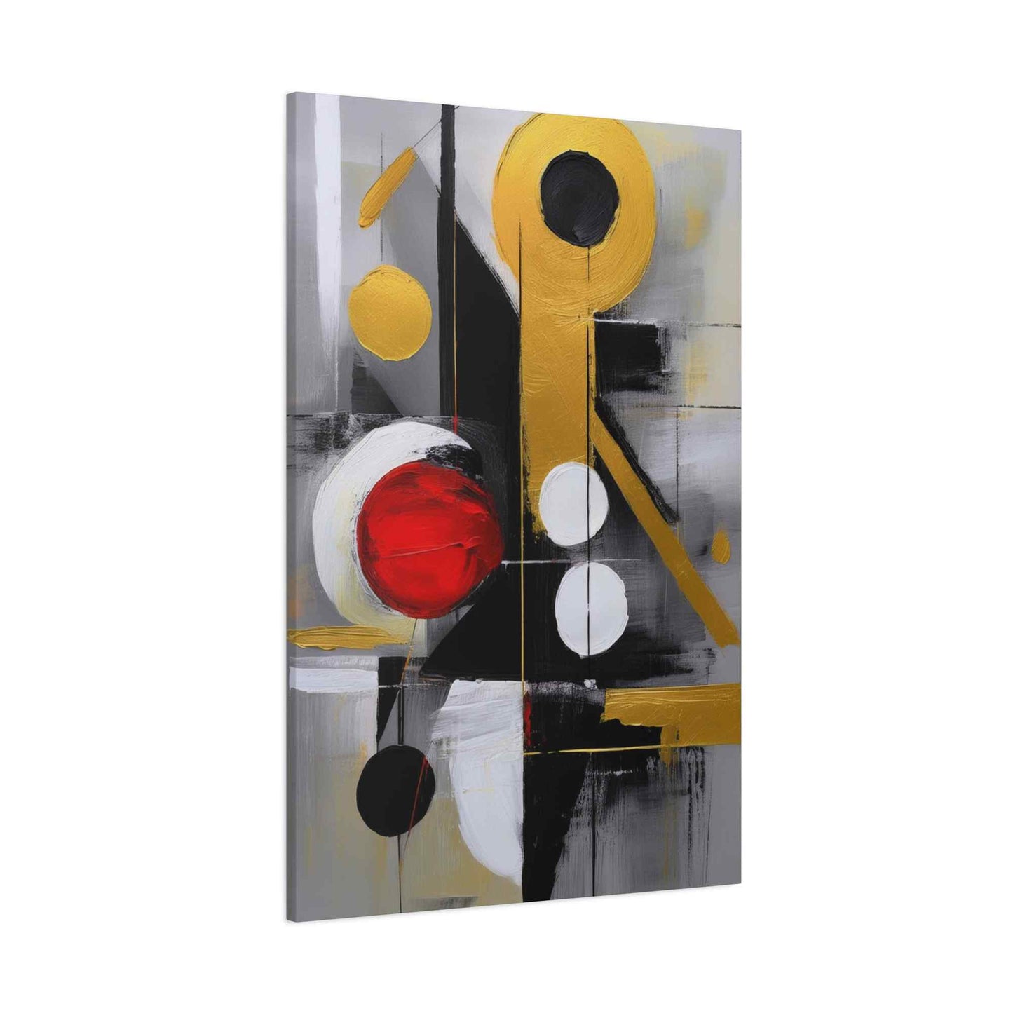 Red Abstract Painting Print Canvas 20x24,20x30,24x30, 24x32,24x36,30x40, 32x48,36x48,40x60 Pine-Wood Inner Frame ABS-24
