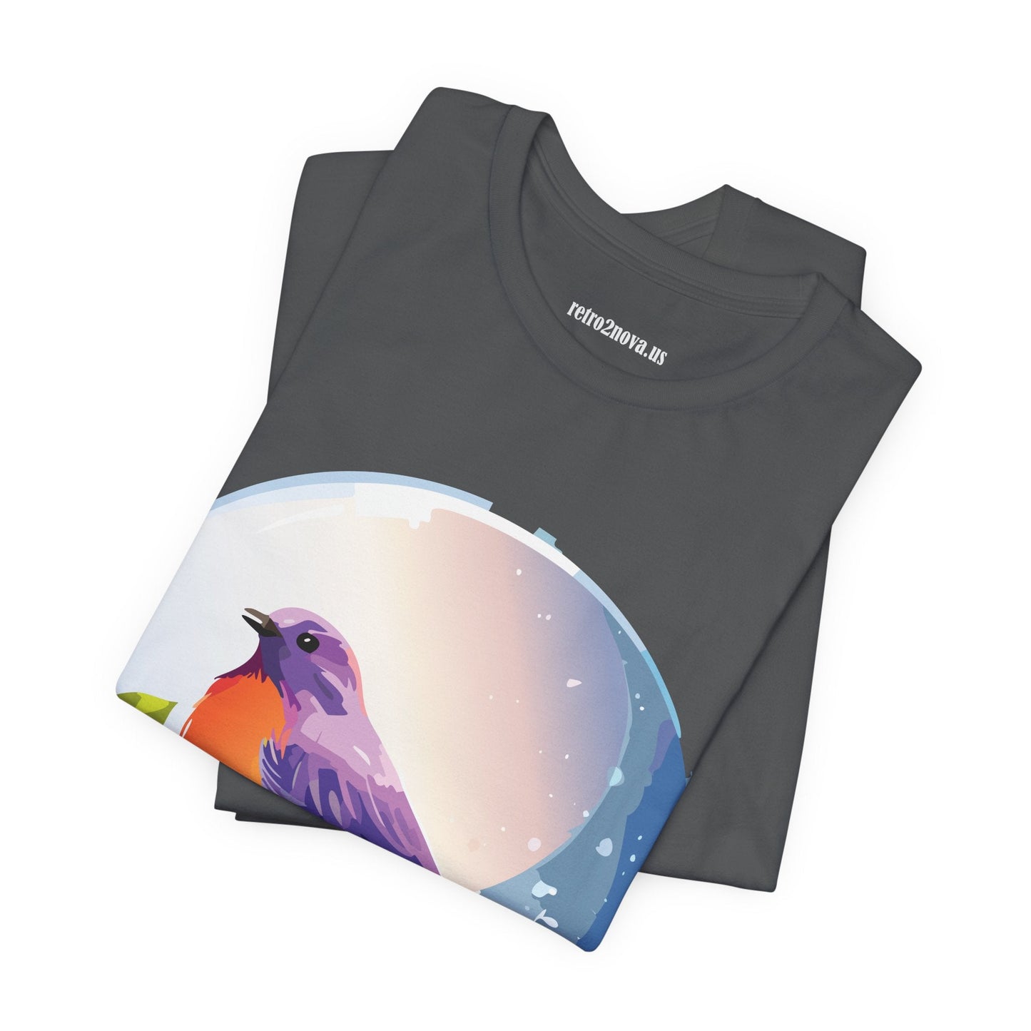 Unisex Animals And Bird Shirt Graphic Cotton T Shirt With Original Retro2Nova Art Premium Short Sleeve Tee
