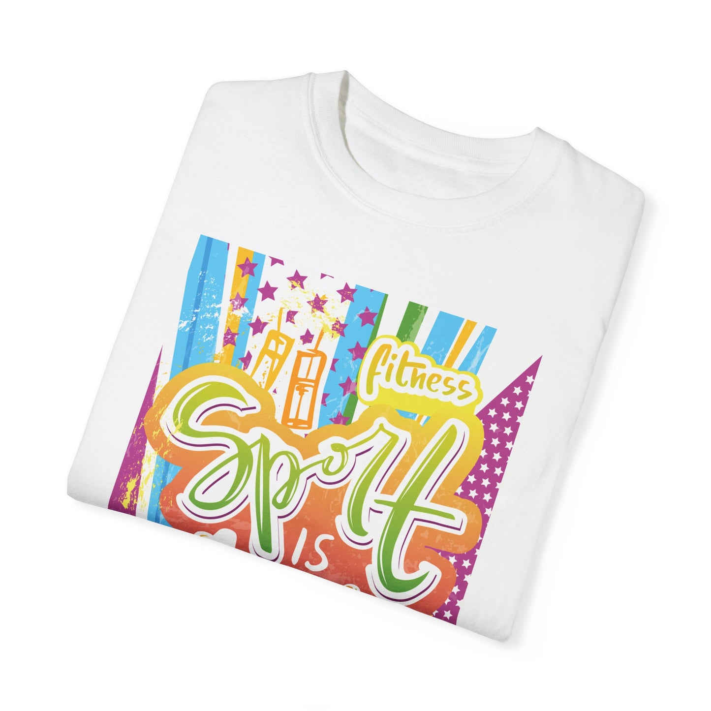 Unisex T-shirt with sports art design