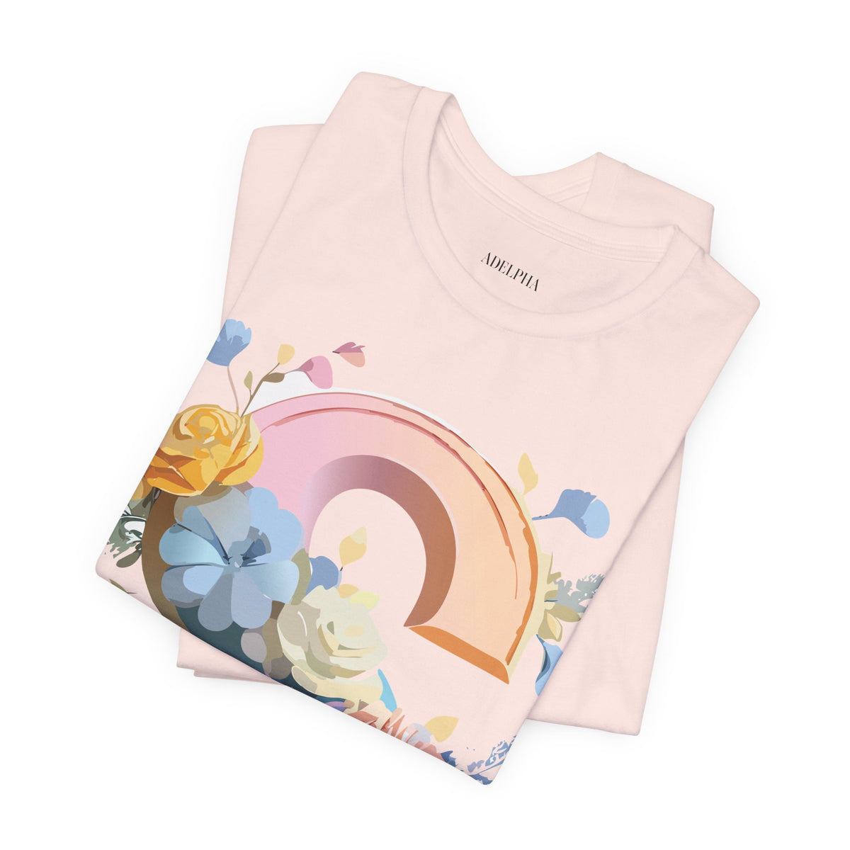 Letter S Graphic Unisex Cotton Bella+Canvas Tee with Art Letter Design